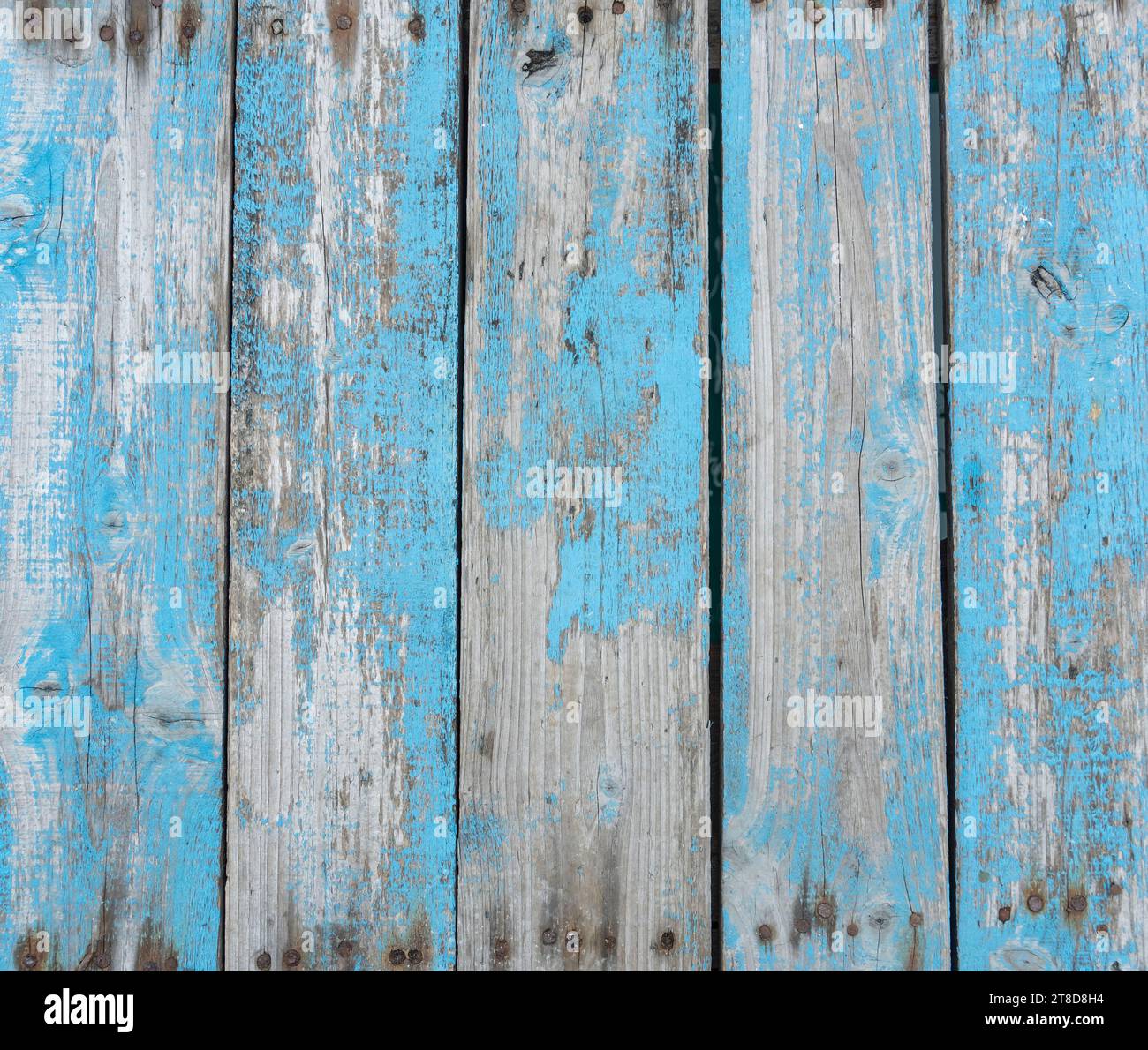 Blau Holz Textur und Hintergrund Stockfoto