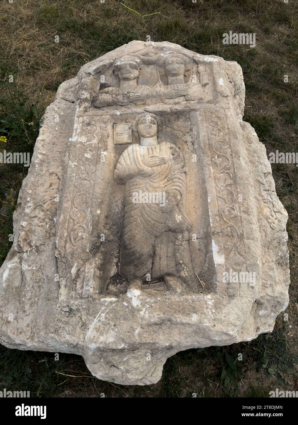 Antike Ruinen der Stadt Aizanoi. Zeus Tempel, Kutahya - Türkei Stockfoto