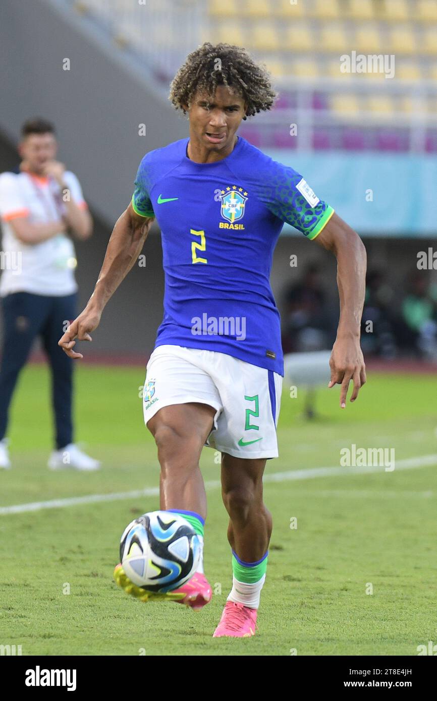 Surakarta, Indonesien. 20. November 2023. Ecuador gegen Brasilien - Achtelfinale: FIFA U-17-Weltmeisterschaft im Manahan-Stadion. Quelle: Meng Gao/Alamy Live News Stockfoto