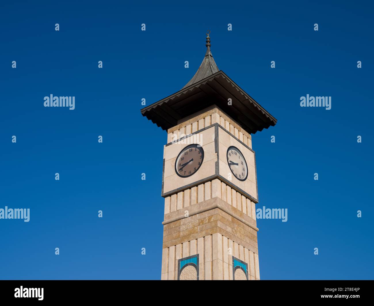 Historischer Uhrenturm von Kutahya. Türkei Stockfoto