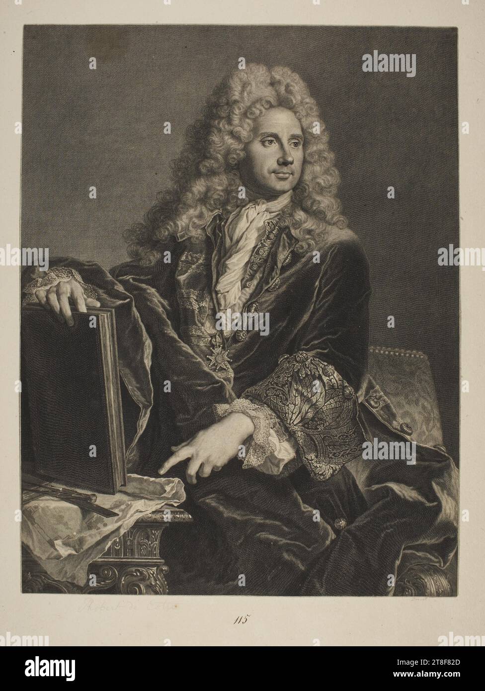 Robert de Cotte, PierreImbert Drevet, spätestens 1739, Graphic Art