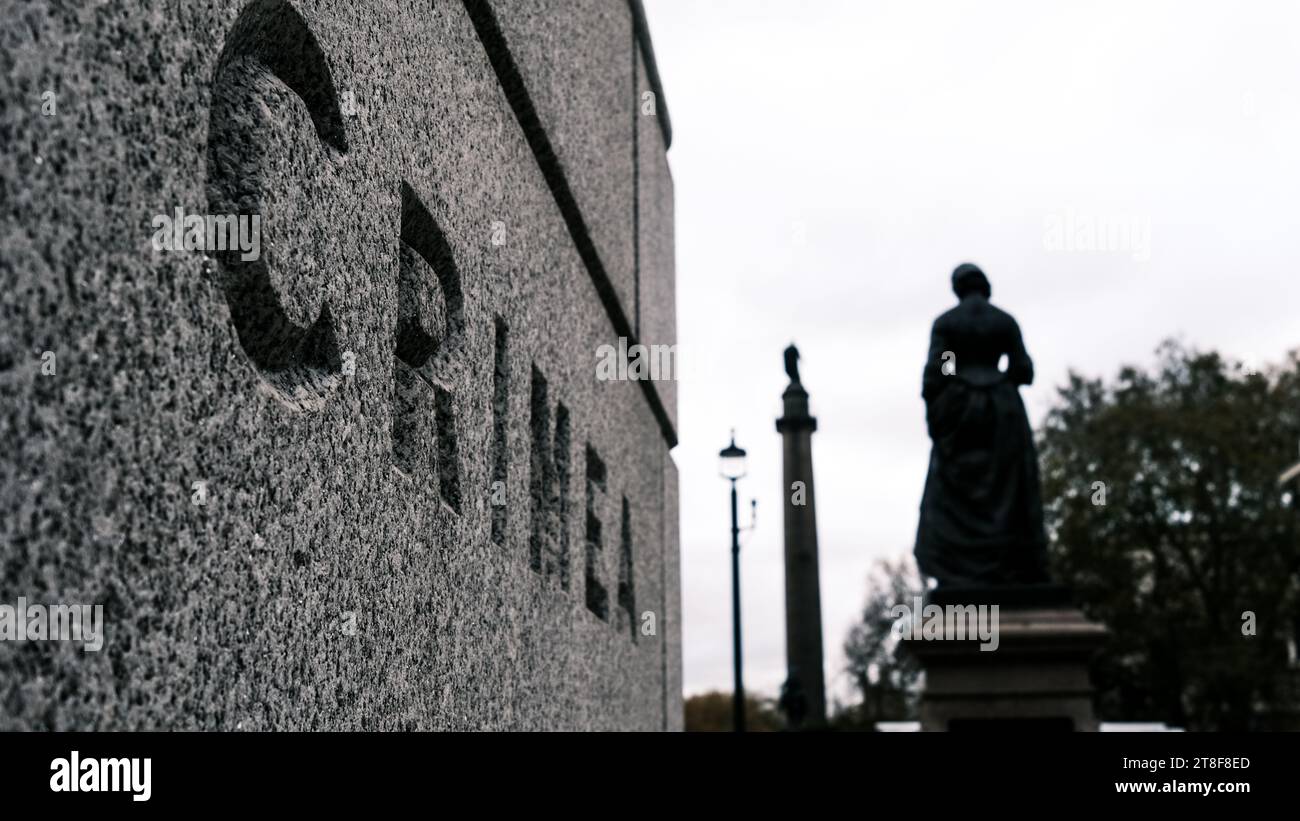 Krim-Krieg-Denkmal, London Stockfoto