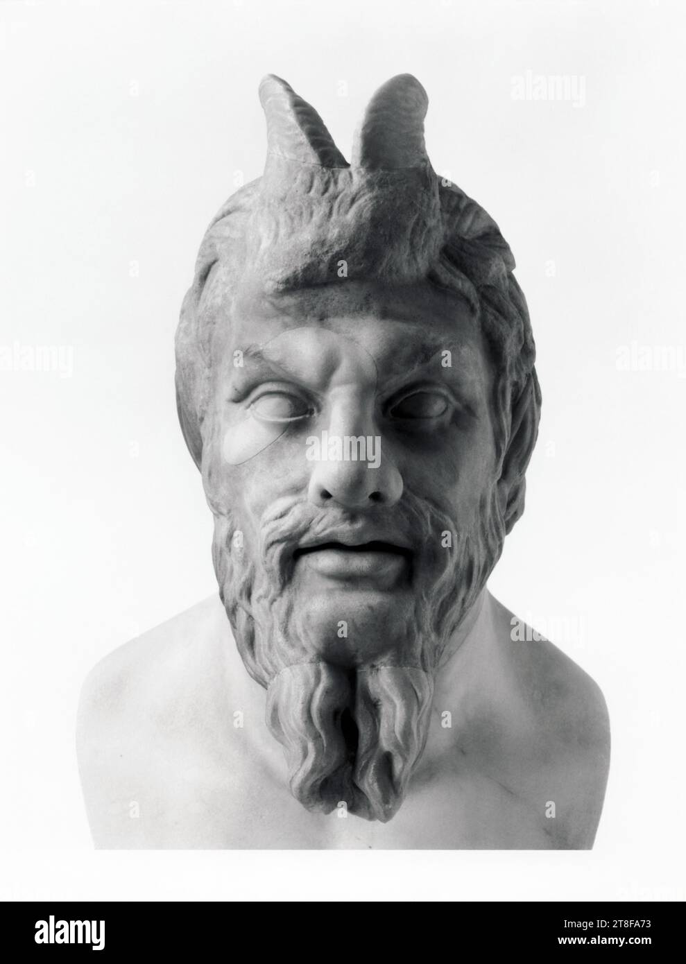 Skulptur von Pan, 27 v. Chr. - 476, Skulptur, Statuette, geschnitzt, Höhe 44,5 cm, Skulptur, römisch, Kaiserzeit (27 v. Chr. - 476 Stockfoto