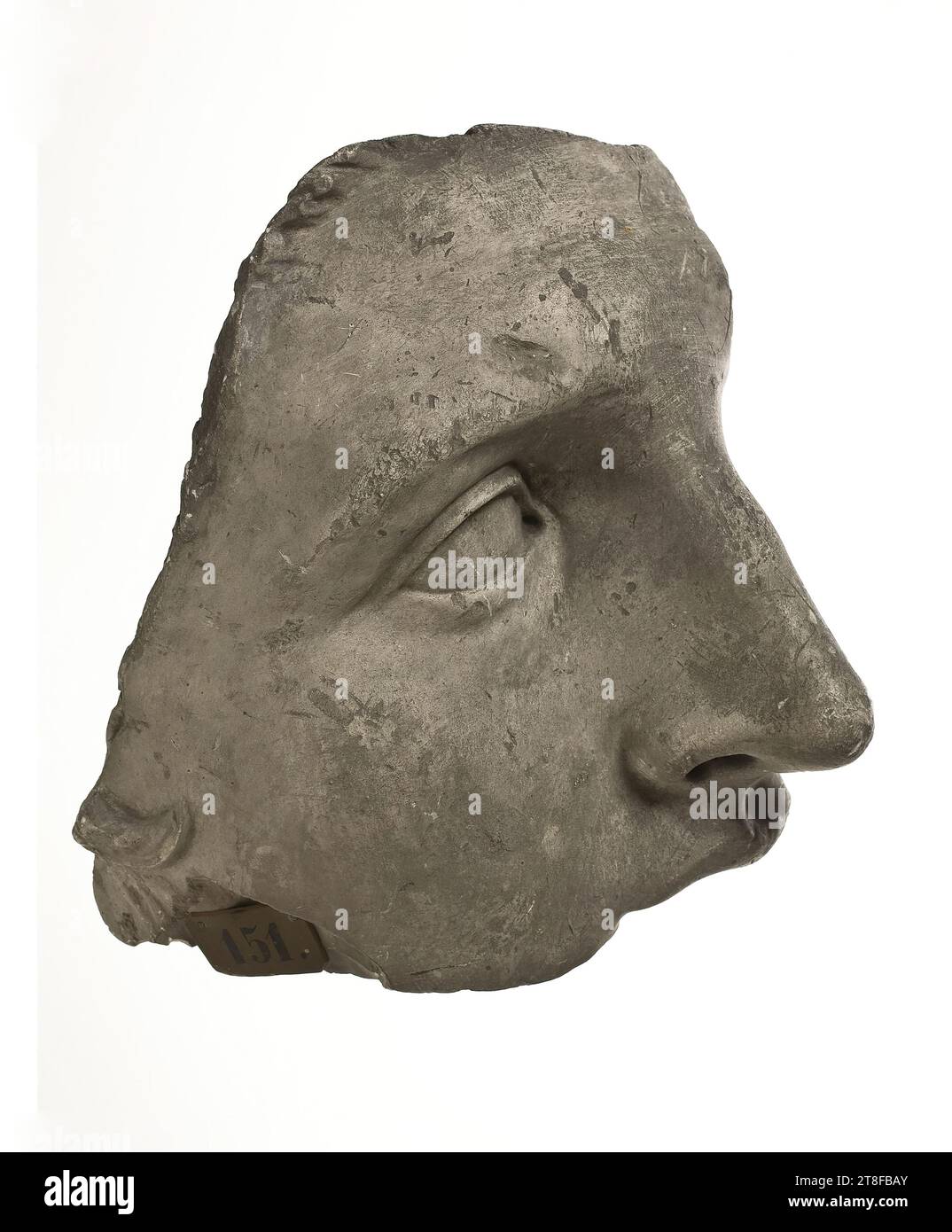 Alexander Helios, 200 v. Chr. - 101 v. Chr., Skulptur, Maske, Guss, Höhe 18 cm, Skulptur, Griechisch (1050 v. Chr. - 31 v. Chr.) Stockfoto