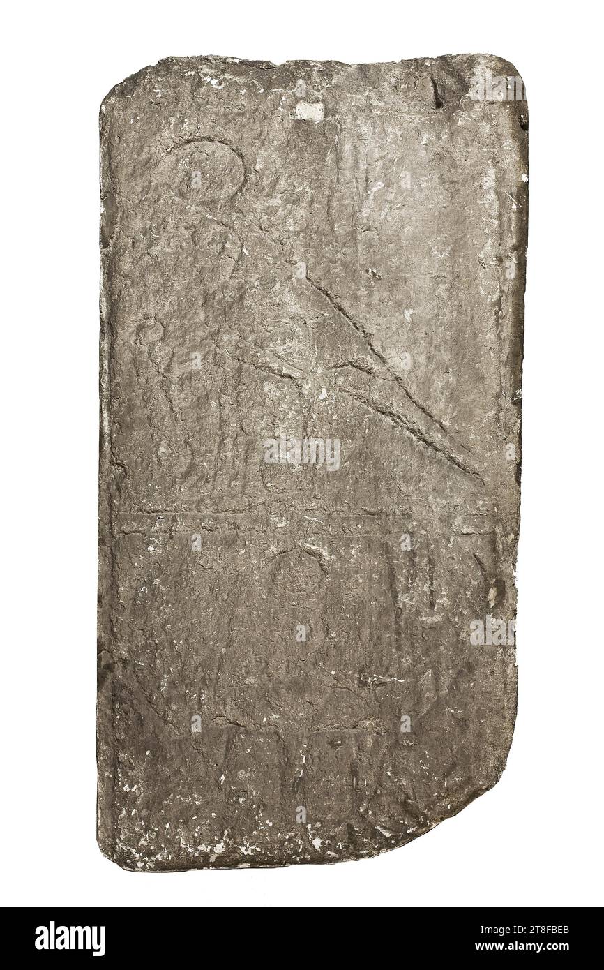 Falke gekrönt von der Sonnenscheibe, 100 - 299, Skulptur, Relief, Guss, Höhe 97,5 cm, Breite 50,5 cm, Skulptur, römisch (753 v. Chr. - 476 Stockfoto