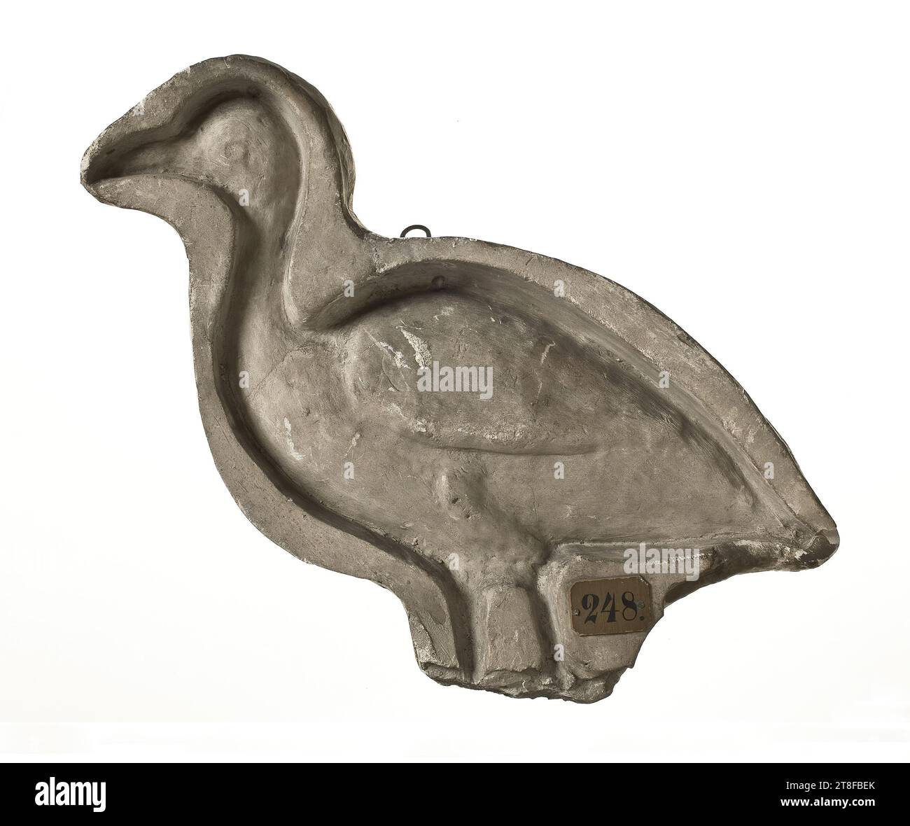 Ente, Skulptur, Relief, Guss, Höhe 23,7 cm, Breite 28,5 cm, Skulptur, römisch (753 v. Chr. - 476 Stockfoto