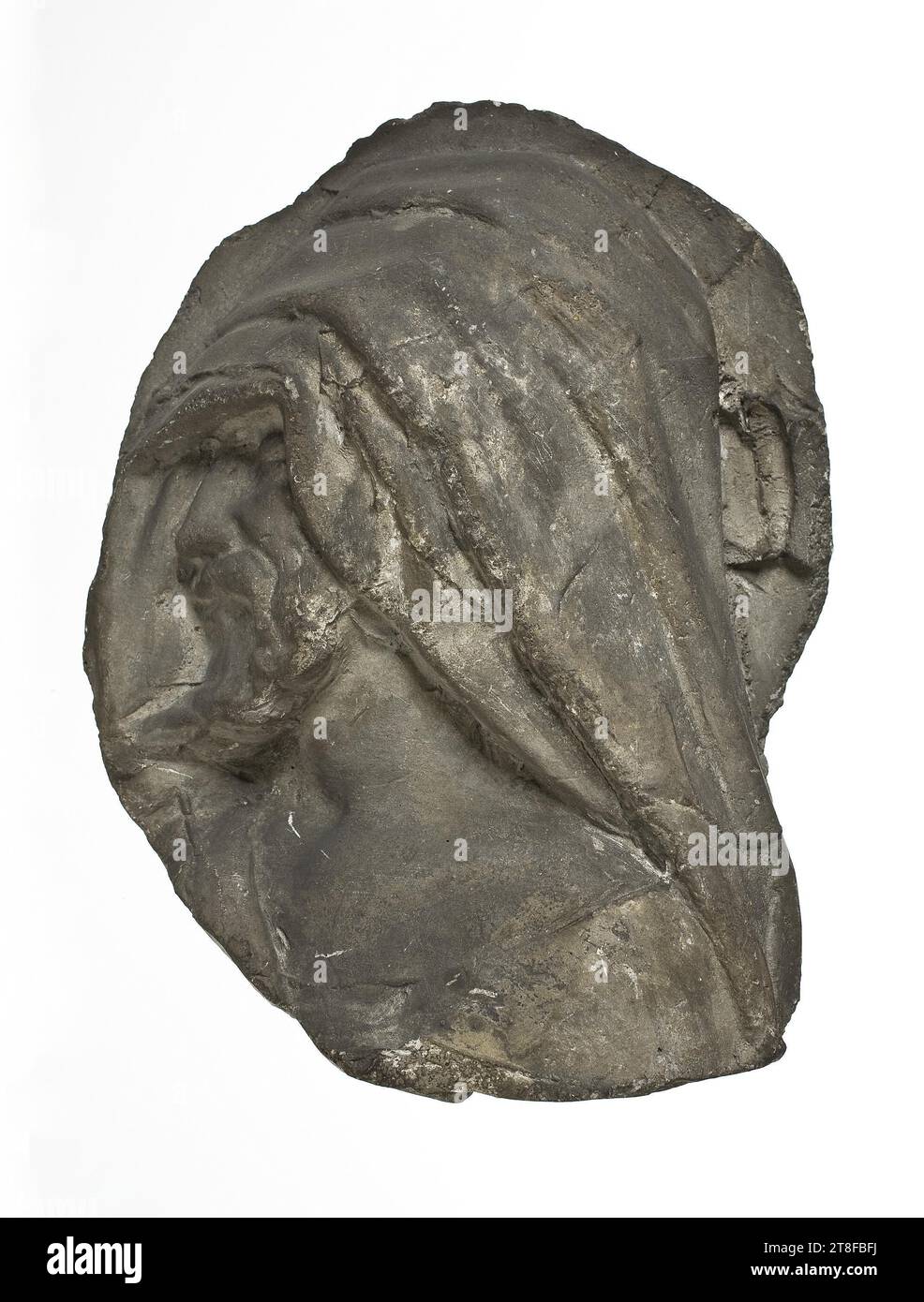 Menelaus, 100 v. Chr. - 1 v. Chr., Skulptur, Relief, Guss, Höhe 18,5 cm, Breite 13,9 cm, Skulptur, römisch (753 v. Chr. - 476 Stockfoto