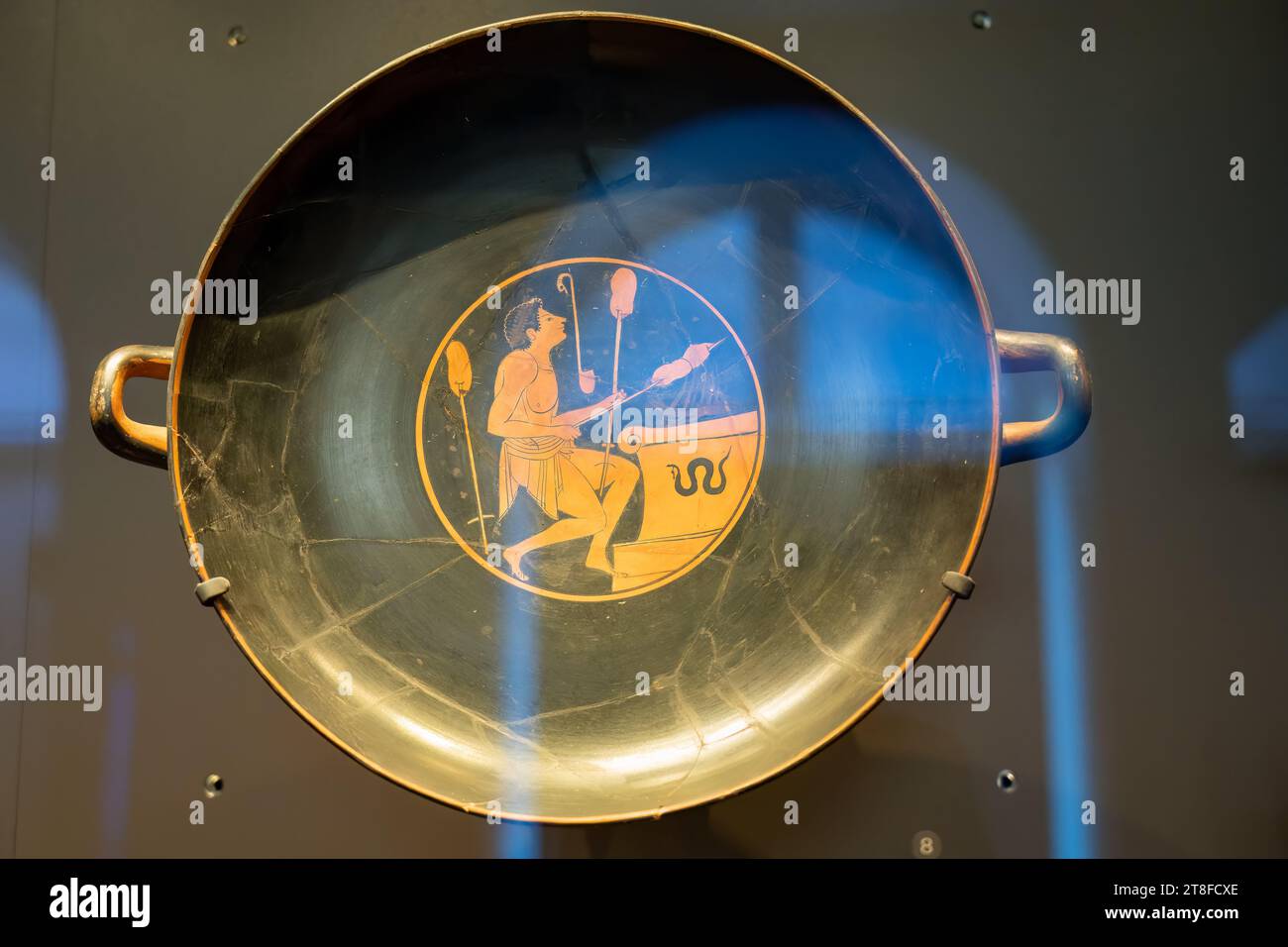 Dijon, Frankreich - 19. Mai 2023: Katholische burgundische sakrale Kunst im Musée d’Art sacré de Dijon Stockfoto