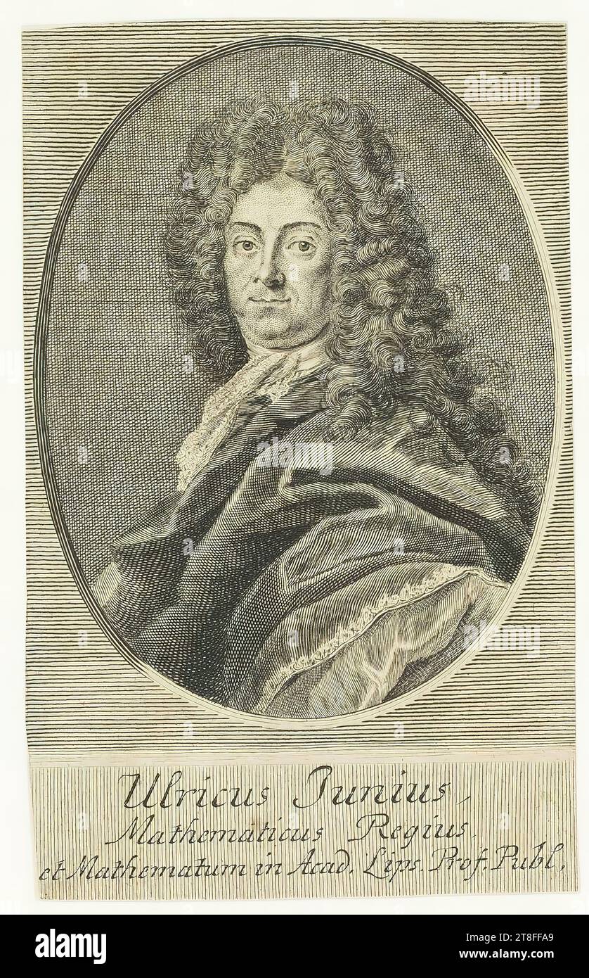 Ulricus Junius, der Königliche Mathematiker, und Mathematik in Acad. Lips Prof. Publ Stockfoto