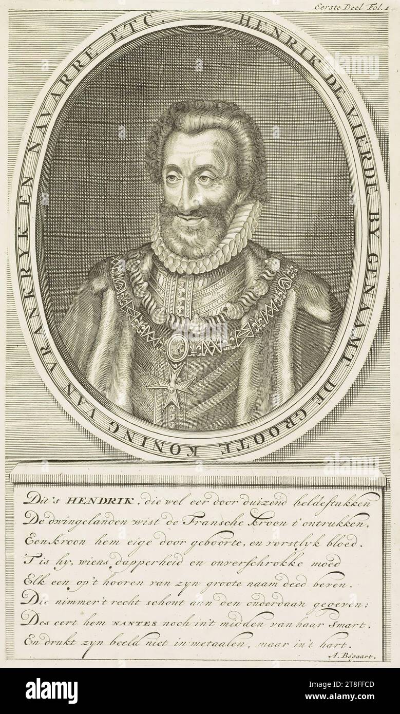 HENRIK DER VIERTE VON GENAAMT DEM GROSSEN KÖNIG VON VRANKRYK UND