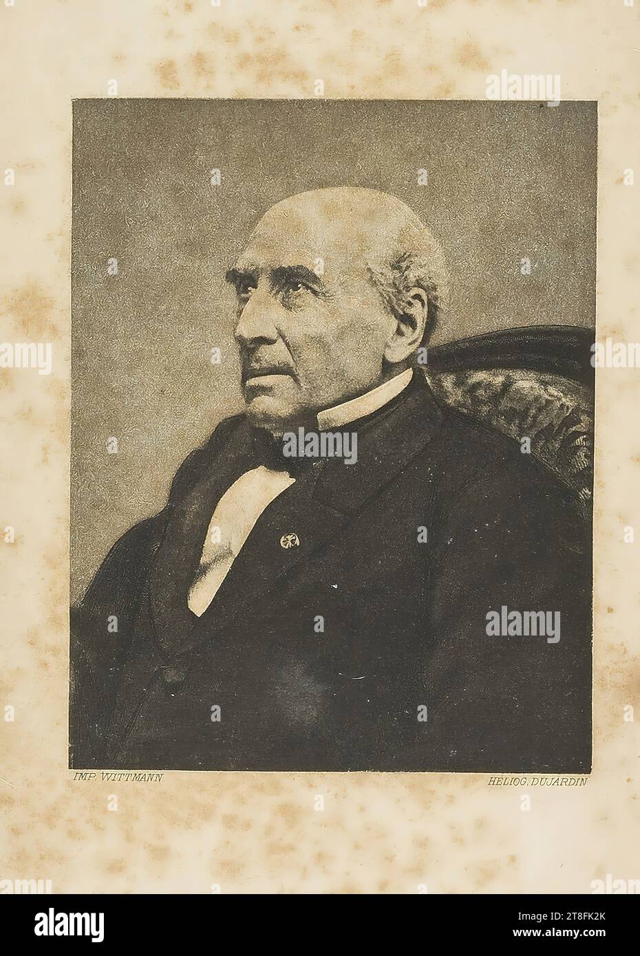 IMP. WITTMANN. HELIOG. DES GARTENS. Abbildung aus: L.F. AUBURTIN: F. Le Play, Sozialwirtschaft; Paris, undatiert (1891) Stockfoto