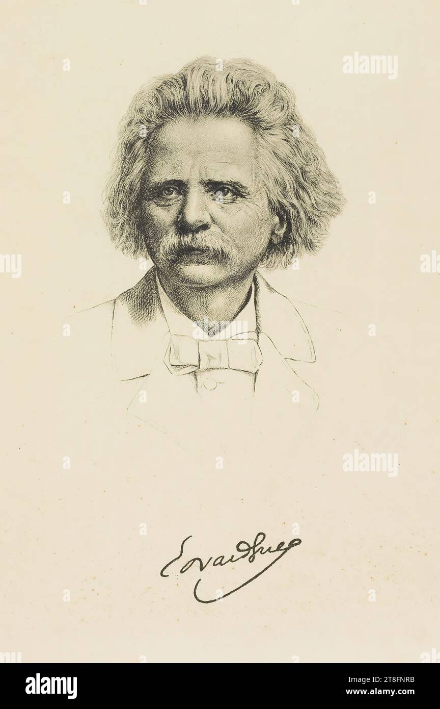 Edward Grieg. Bleistift Porträt Nr. 122, Kunstanstalt Stengel & Co, G.m.b.H., Dresden Stockfoto