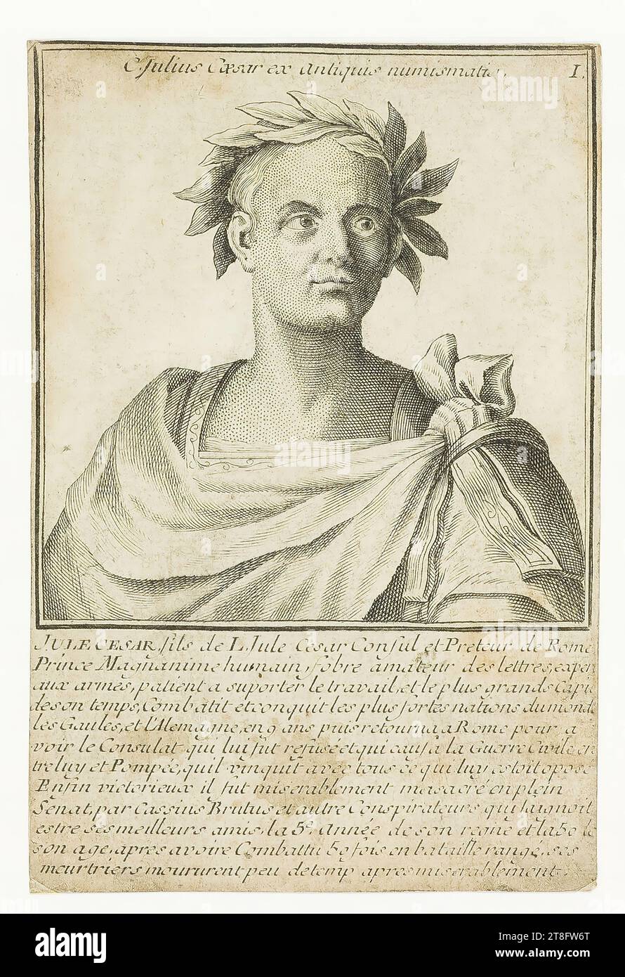 Julius Caesar Ex Antiquis numismatis. I. JULE CESAR, Sohn von L. Jule