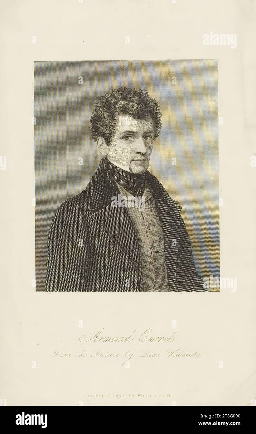 Armand Carrel, aus dem Bild von Leon Viardot. London, D. Bogue, 86, Fleet Street Stockfoto