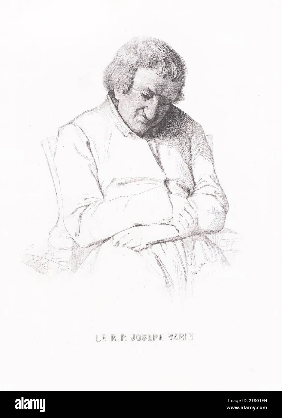 E.J.Lafon. UND R. P. JOSEPH VARIN Stockfoto