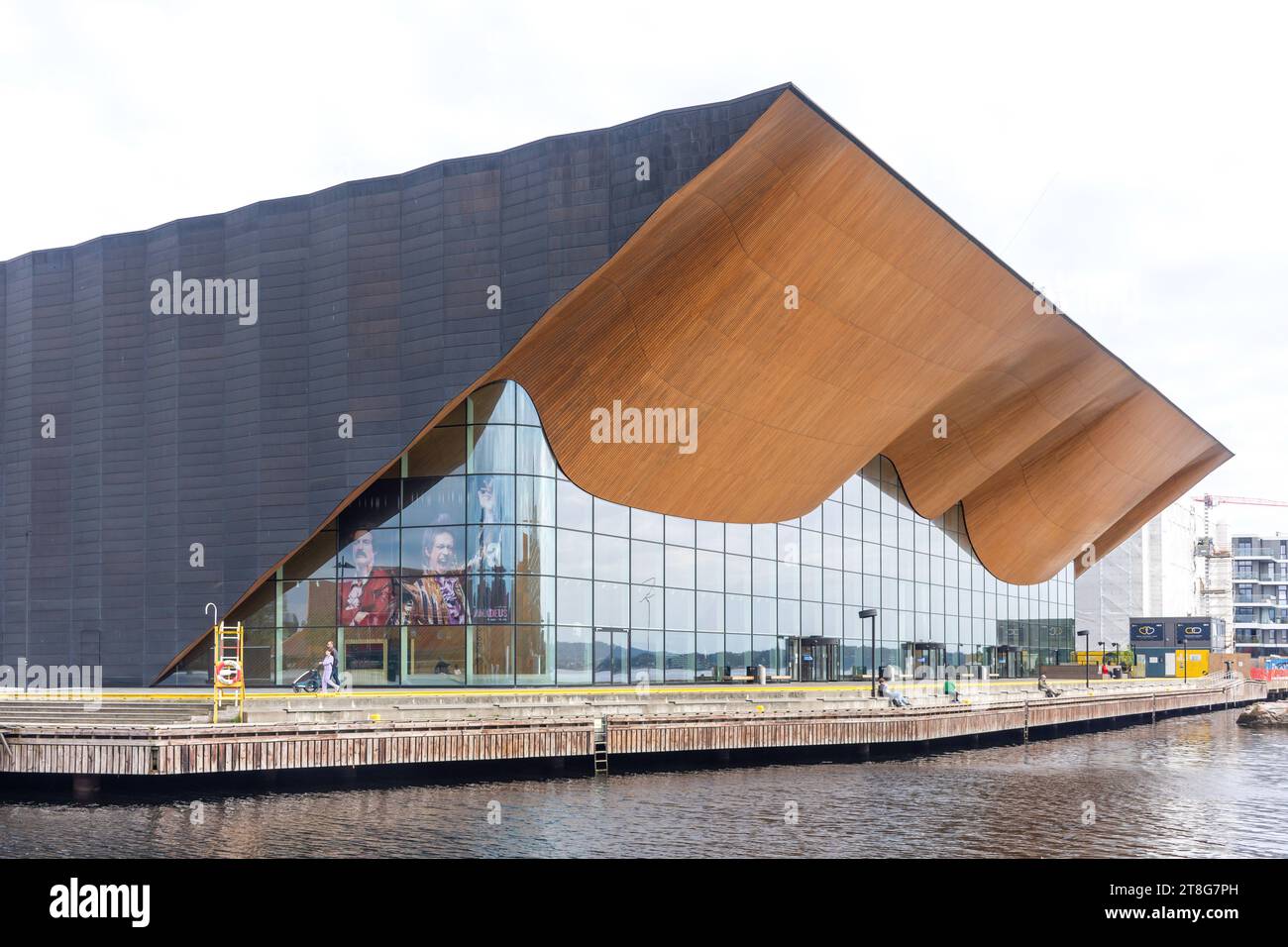 Kilden Performing Arts Centre (Kilden teater og konserthus), Sjølystveien, Kristiansand (Christiansand), Agder County, Norwegen Stockfoto