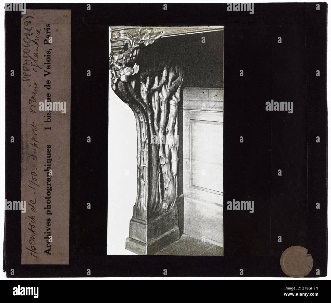 Vitrine 'Eglantine, Fotograf, zwischen 1900 und 1930, 1. Hälfte des 20. Jahrhunderts, Fotografie, Flachprojektion, Abmessungen - Arbeit: Höhe: 8,5 cm, Breite: 9,9 cm Stockfoto