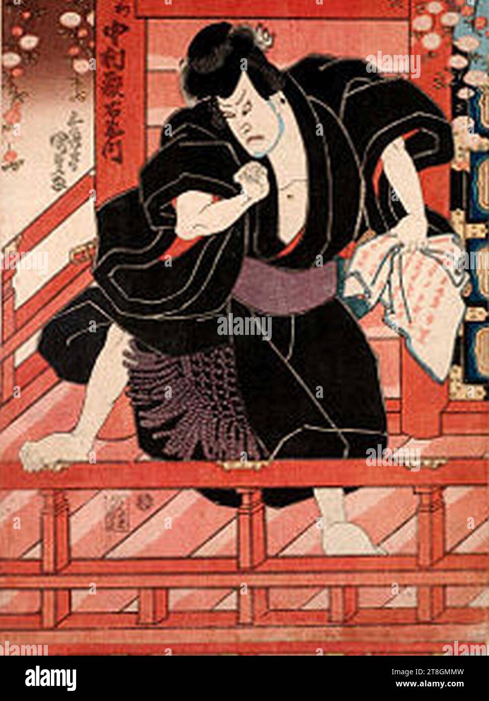 Utaemon Nakamura IV als Ishikawa Goemon. Stockfoto