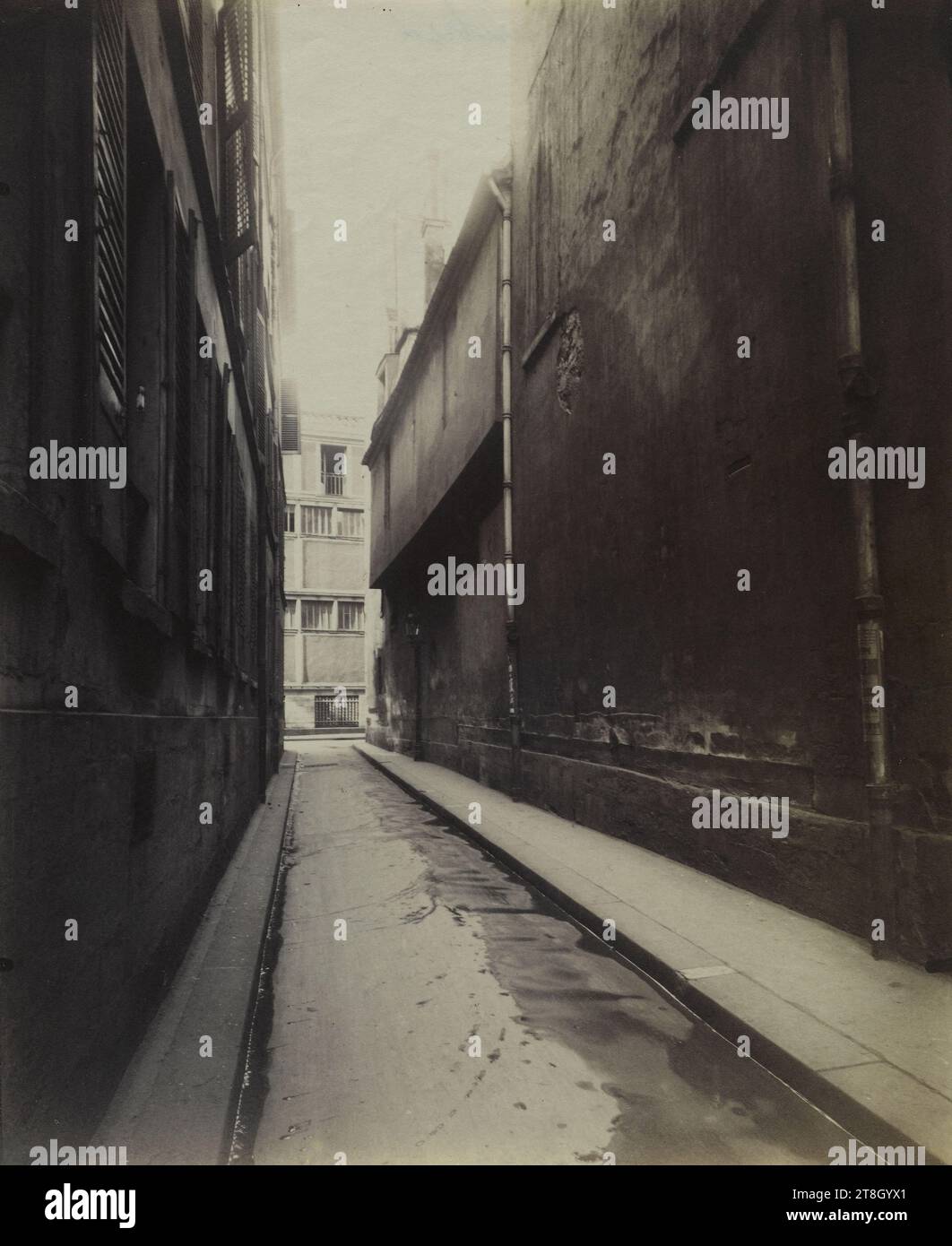 Rue des Chantres, 4. Arrondissement, Paris, Atget, Eugène (Jean Eugène Auguste Atget), Fotograf, Fotografie, Grafik, Albumendruck, Abmessungen – Arbeit: Höhe: 22 cm, Breite: 17,6 cm Stockfoto