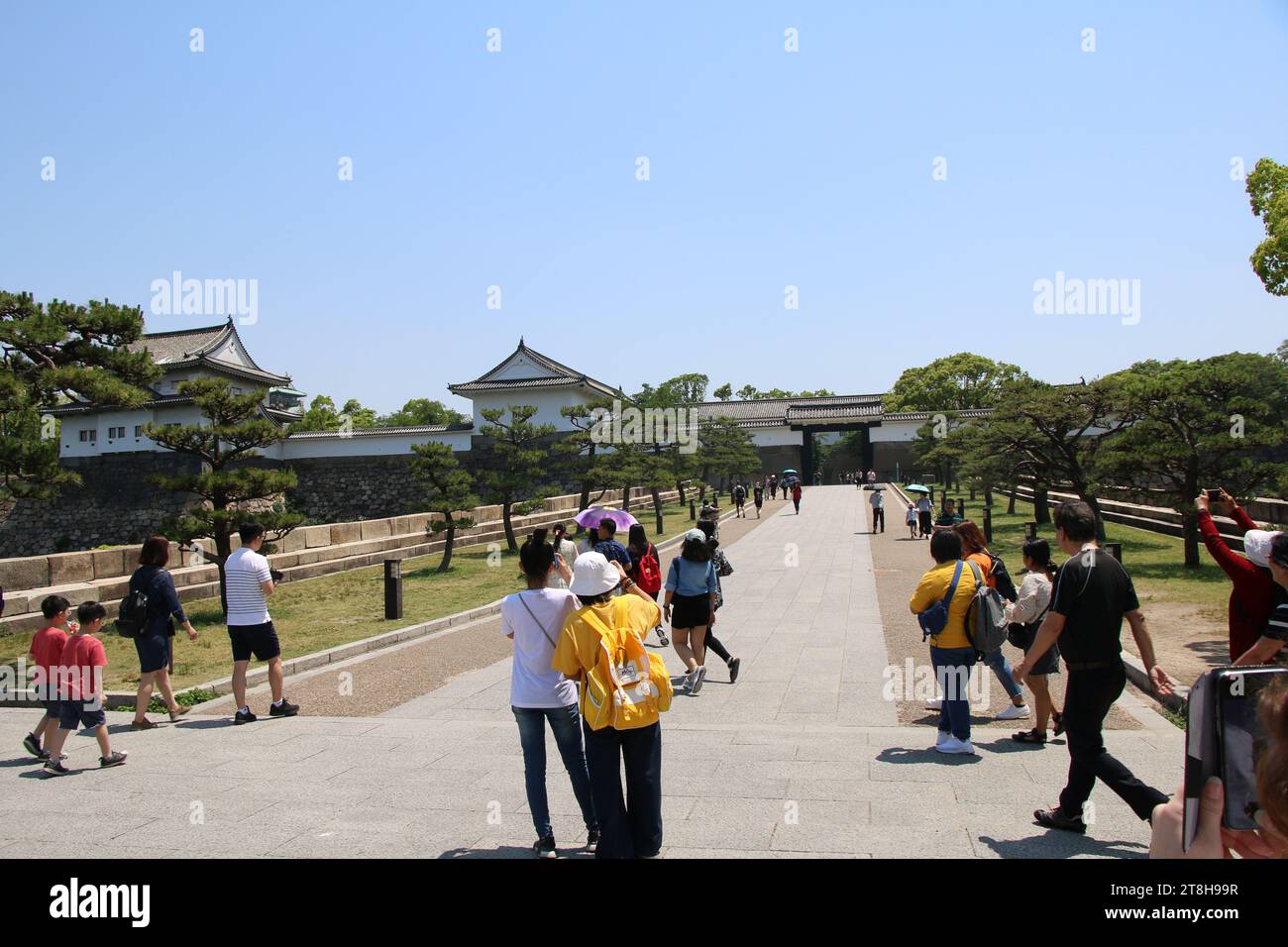 Schloss Osaka (Japan) Stockfoto
