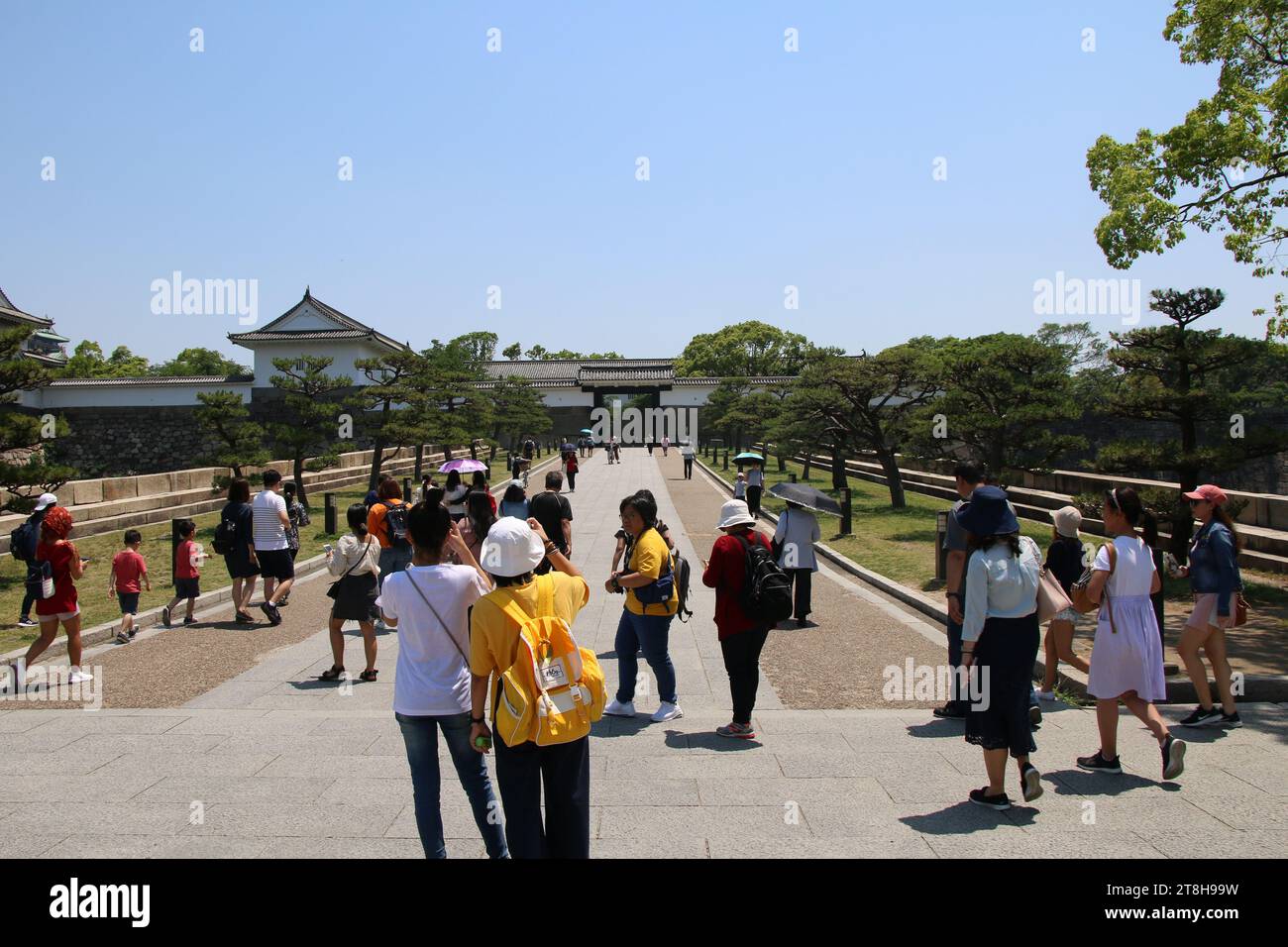 Schloss Osaka (Japan) Stockfoto
