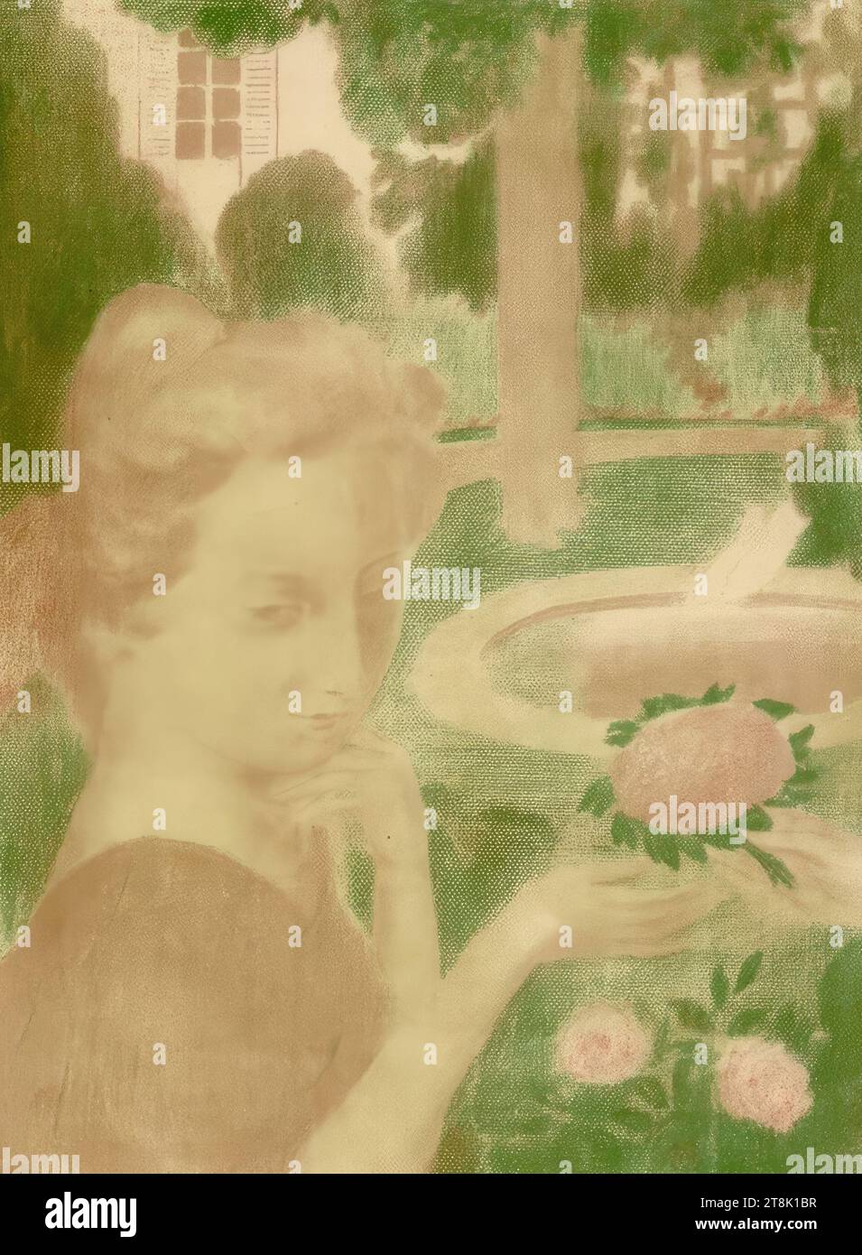 The Morning Bouquet, Maurice Denis, Graneville, Manche, 1870 - 1945 St-Germain-en-Laye, seine-et-Oise, 1911, Druck, Farblithographie, 53 x 40,7 cm Stockfoto