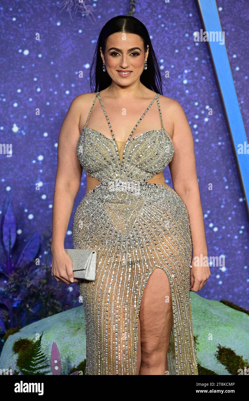 London, Großbritannien. November 2023. Amel Rachedi besucht Disney -'WISH' UK Premiere am ODEON Luxe Leicester Square. Quelle: Siehe Li/Picture Capital/Alamy Live News Stockfoto