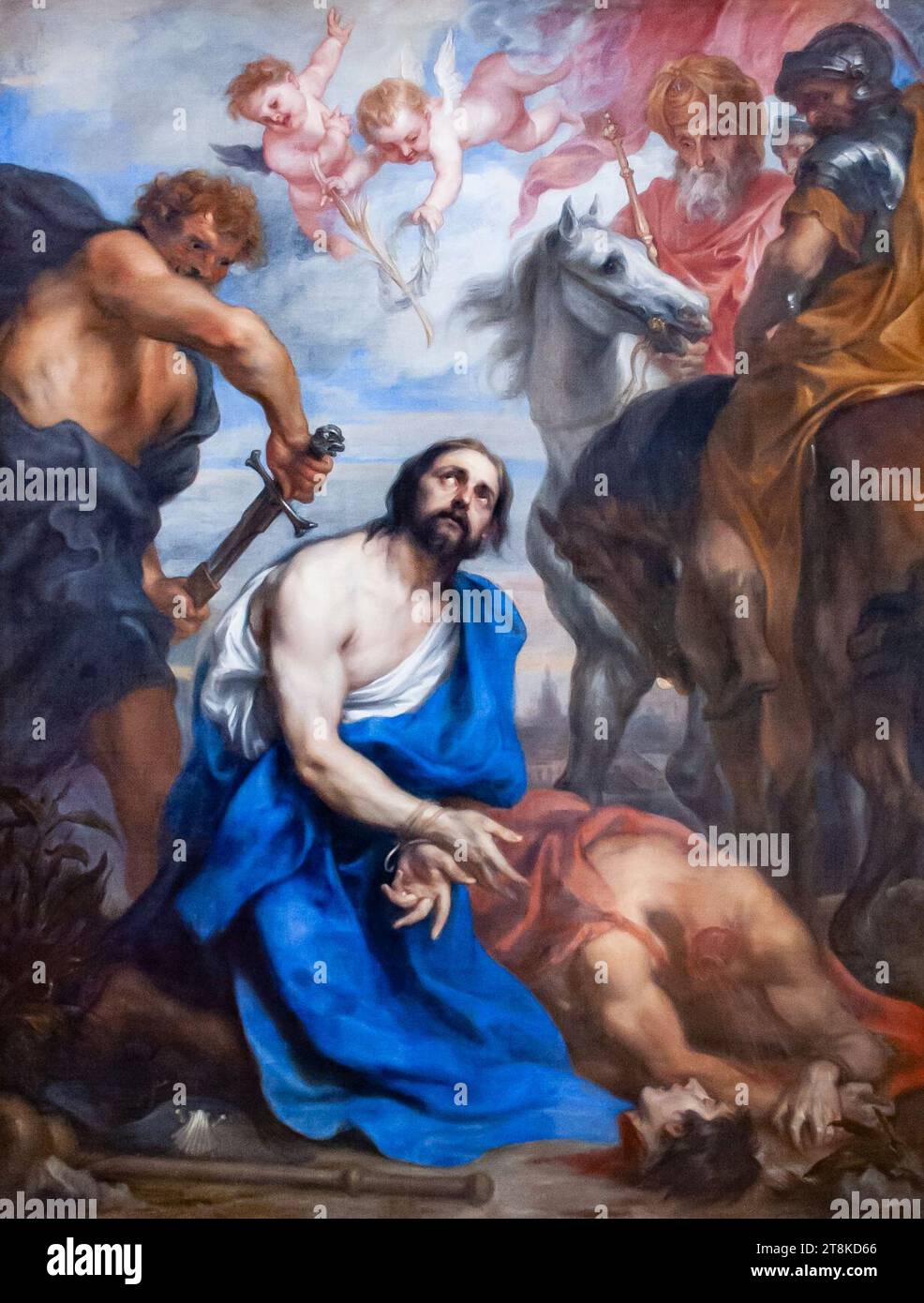 Van Dyck - Le Martyre de Saint Jacques - sans cader. Stockfoto