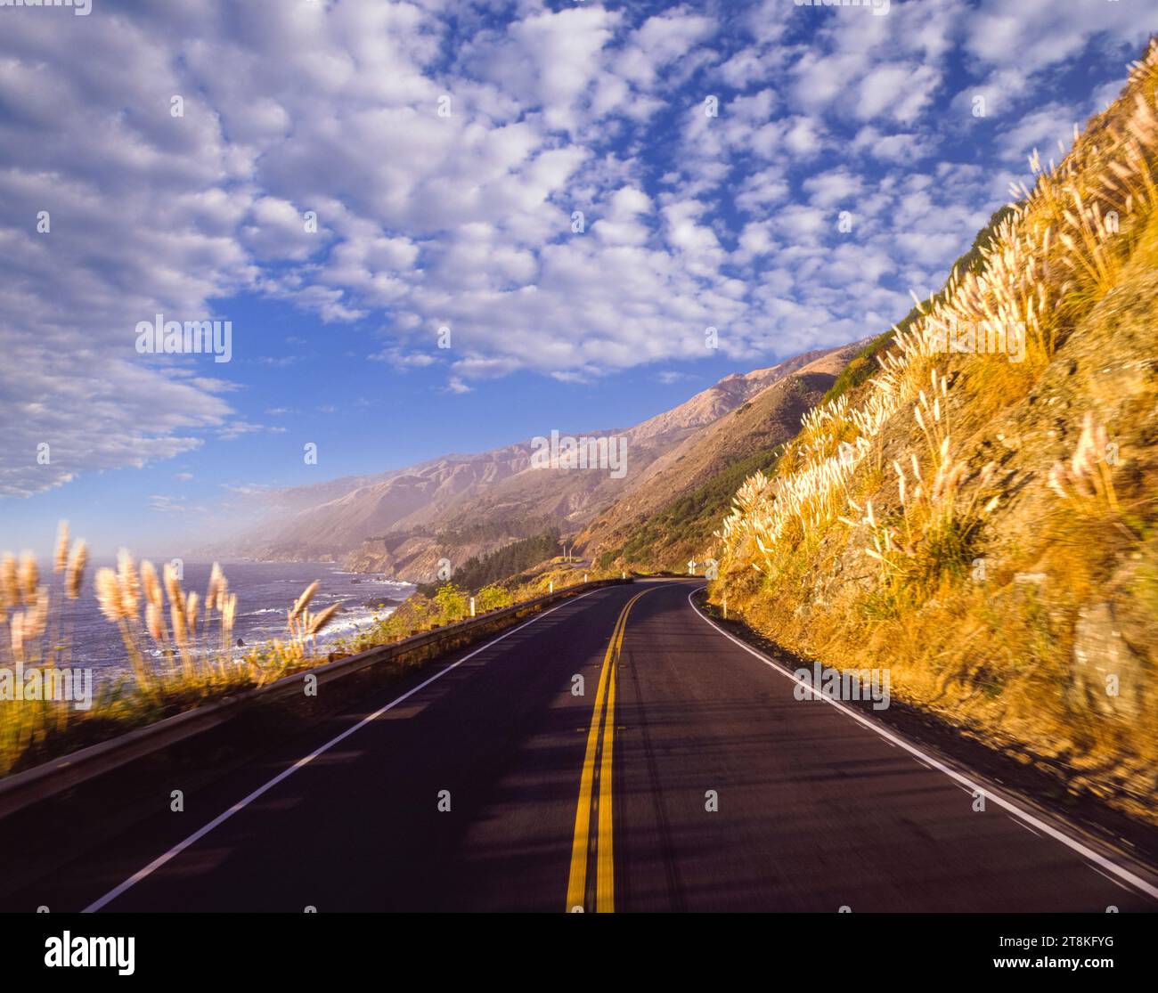 Highway 1, Big Sur, Kalifornien Stockfoto