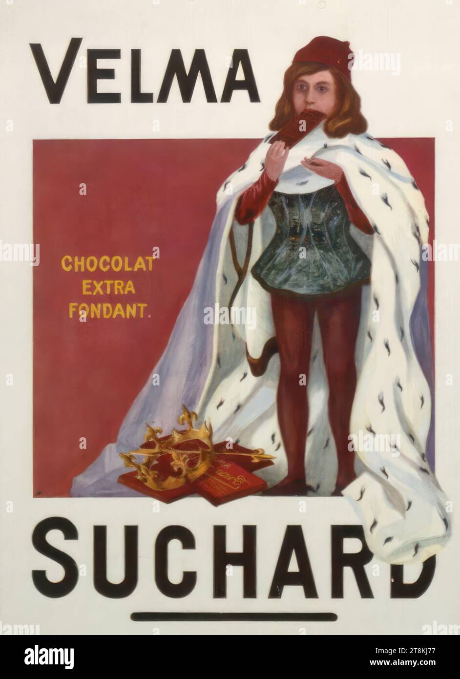 VELMA SUCHARD, Anonym, um 1900, Druck, Farblithographie, Blatt: 420 mm x 320 mm Stockfoto