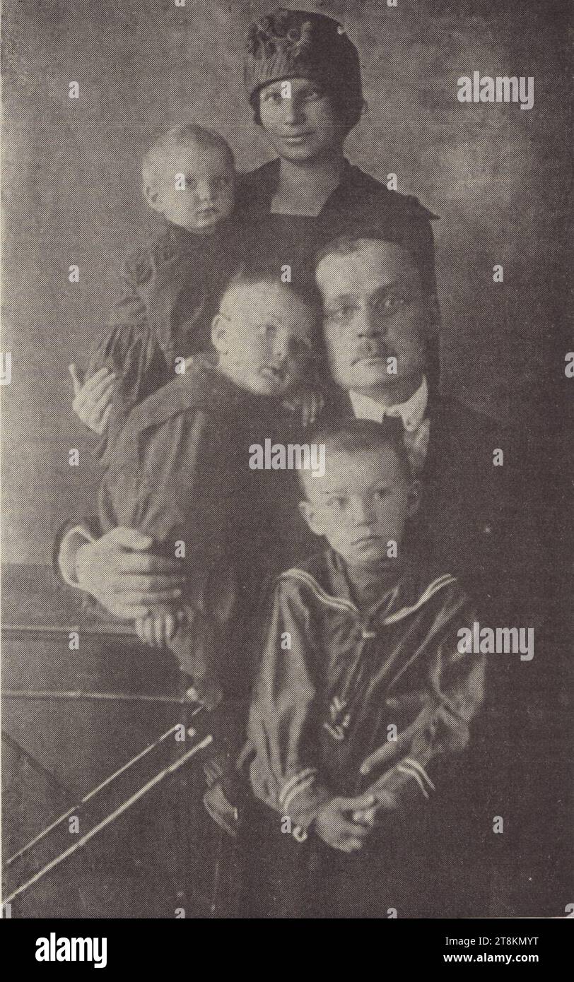Familie Vanda Lavickaja. Stockfoto