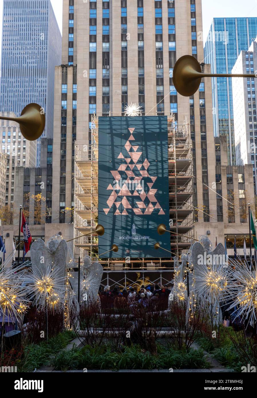 Der riesige Weihnachtsbaum im Rockefeller Center ist eine legendäre