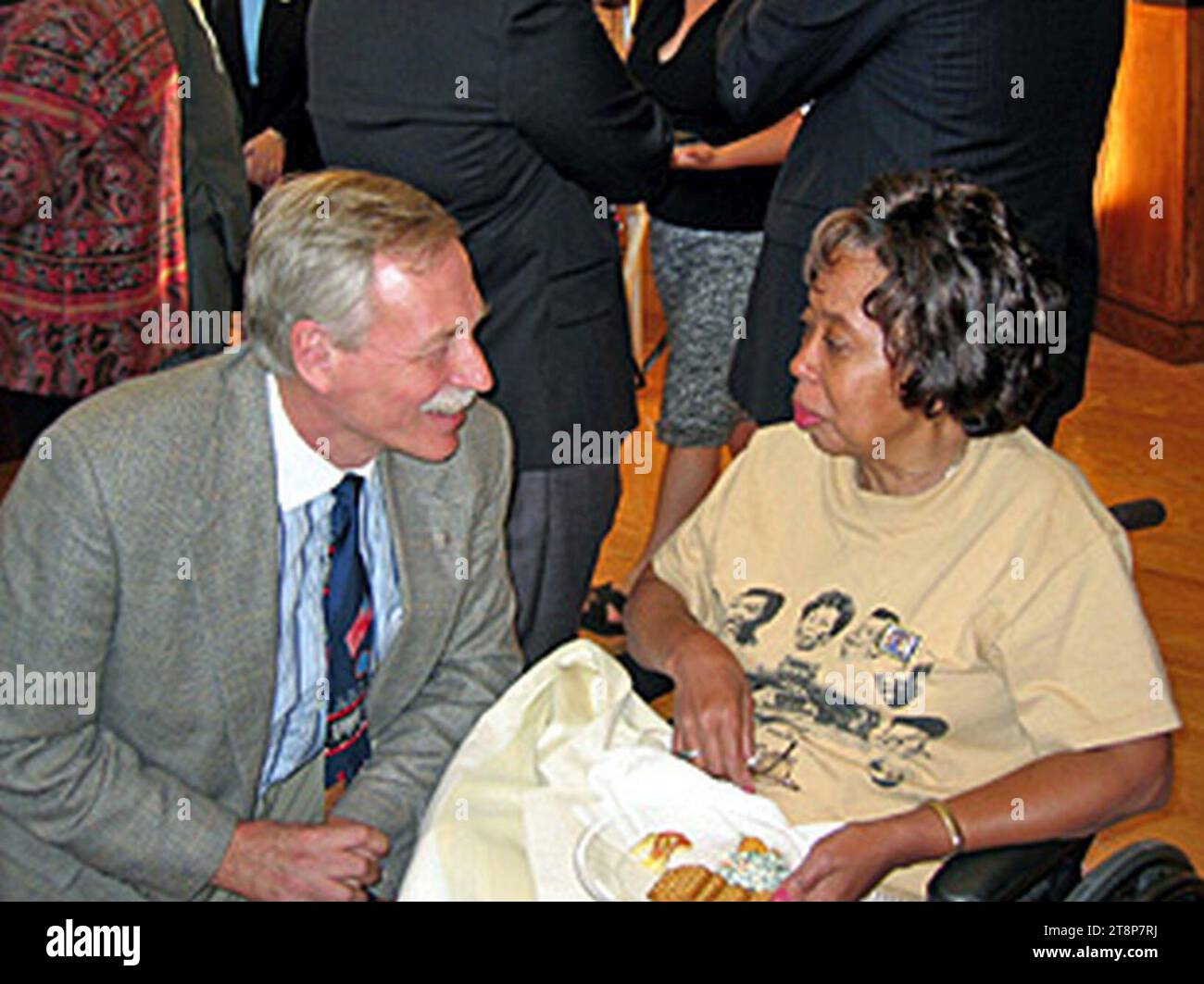 VIC Snyder und Thelma Mothershed Wair. Stockfoto