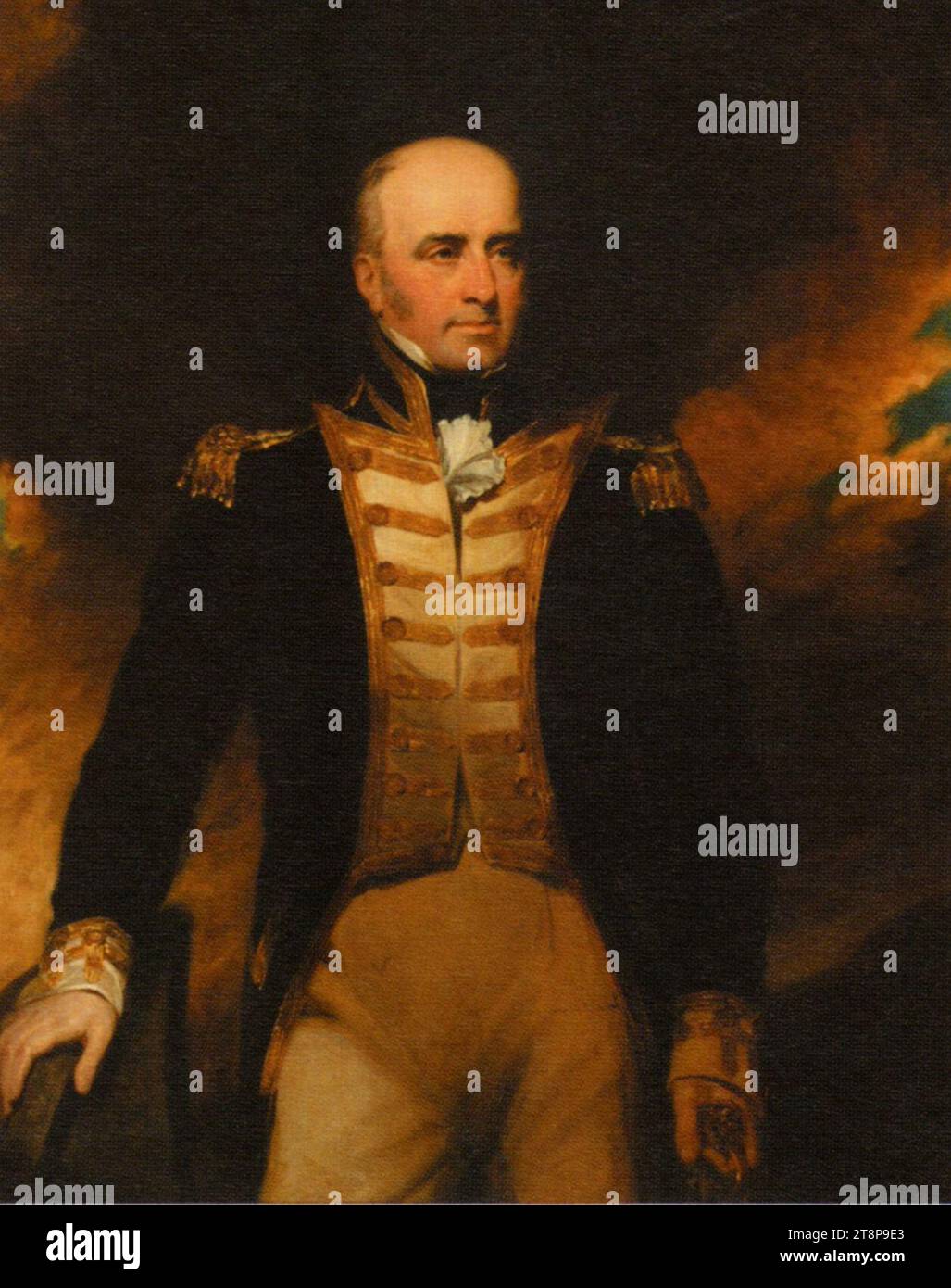 Vizeadmiral William Lukin. Stockfoto