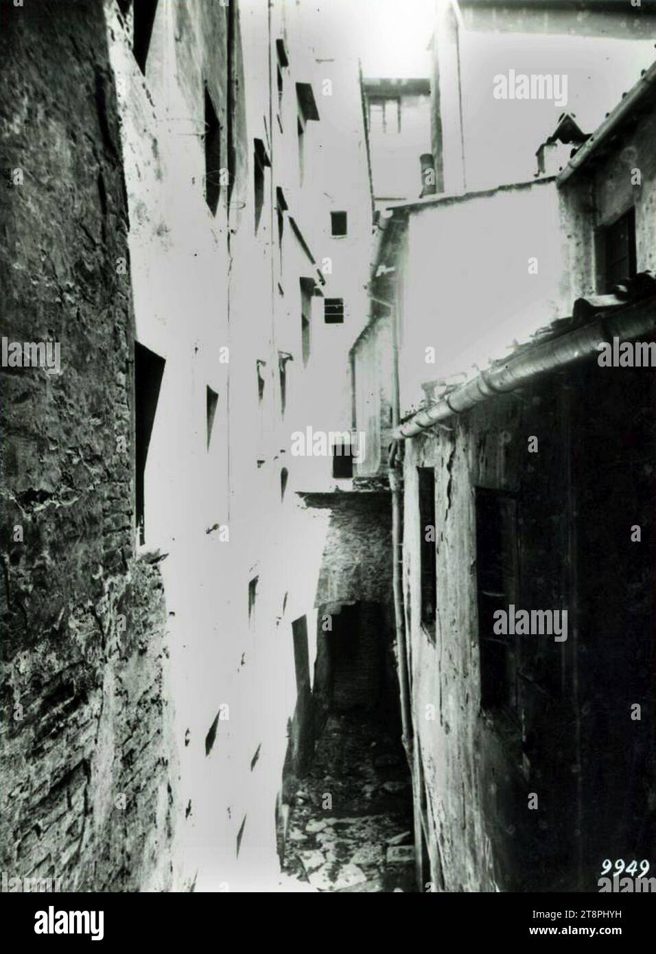 Vicolo del Guanto (già vicolo del Leoncino), 1880er Jahre Stockfoto