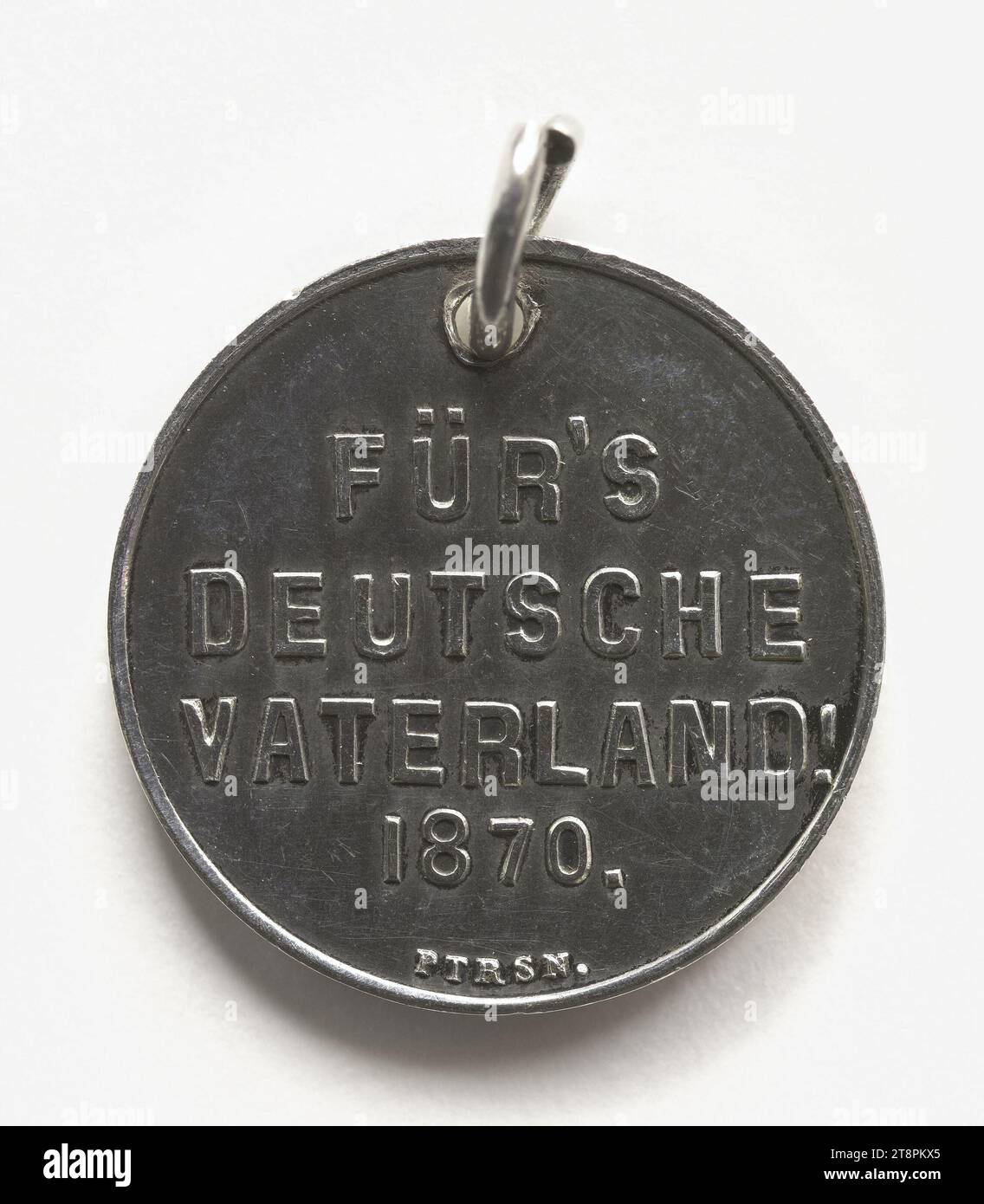 Deutsche Medaille: "Für das Vaterland", Braunschweig (Braunschweig, ?), 1870, Array, Numismatik, Medaille, Metall, Abmessungen - Werkstück: Durchmesser: 2,1 cm, Gewicht (Typengröße): 3,58 g Stockfoto
