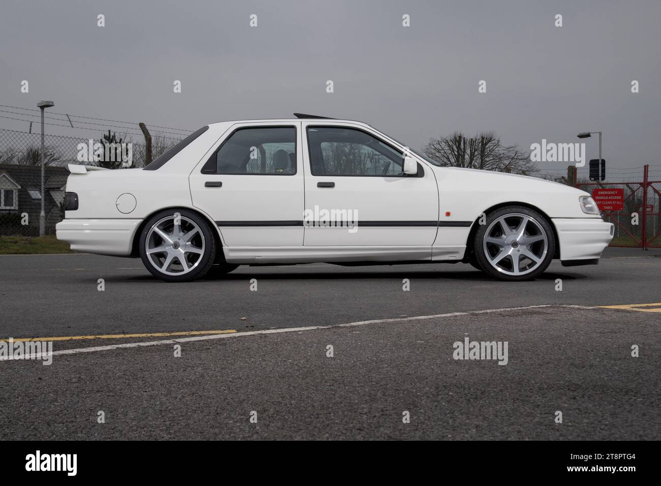 1988 Ford Sierra Sapphire RS Cosworth Achtziger Jahre legendäres Superauto Stockfoto