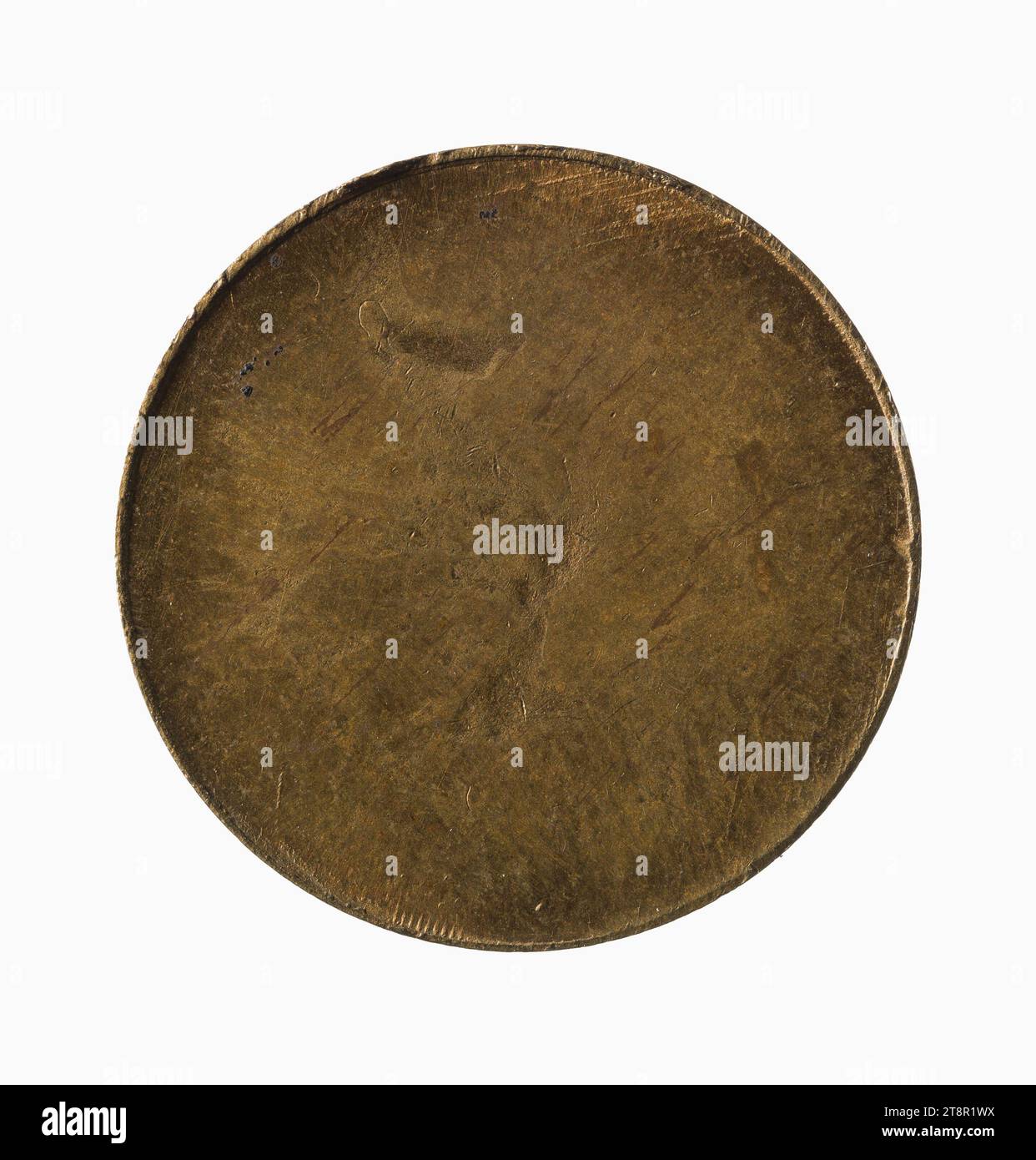 Französische Republik, 1871, Array, Numismatische Medaille, Kupfer, vergoldet = Vergoldung, Abmessungen - Werk: Durchmesser: 1,6 cm, Gewicht (Typenabmessung): 1,71 g Stockfoto