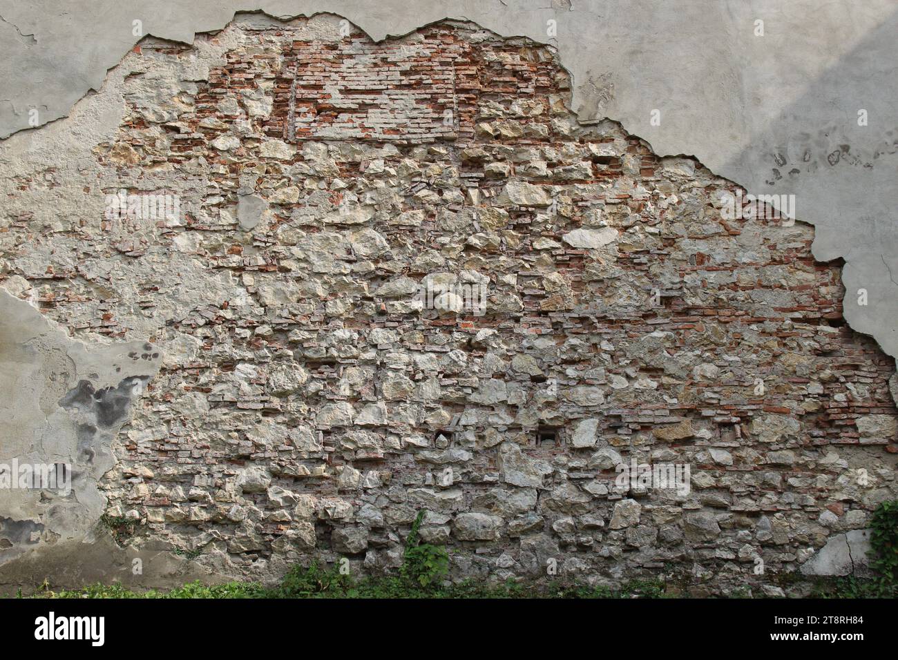 Brasov Zitadelle Mauer aus der Ära des Pfählers Vlad, Brasov, Rumänien Stockfoto