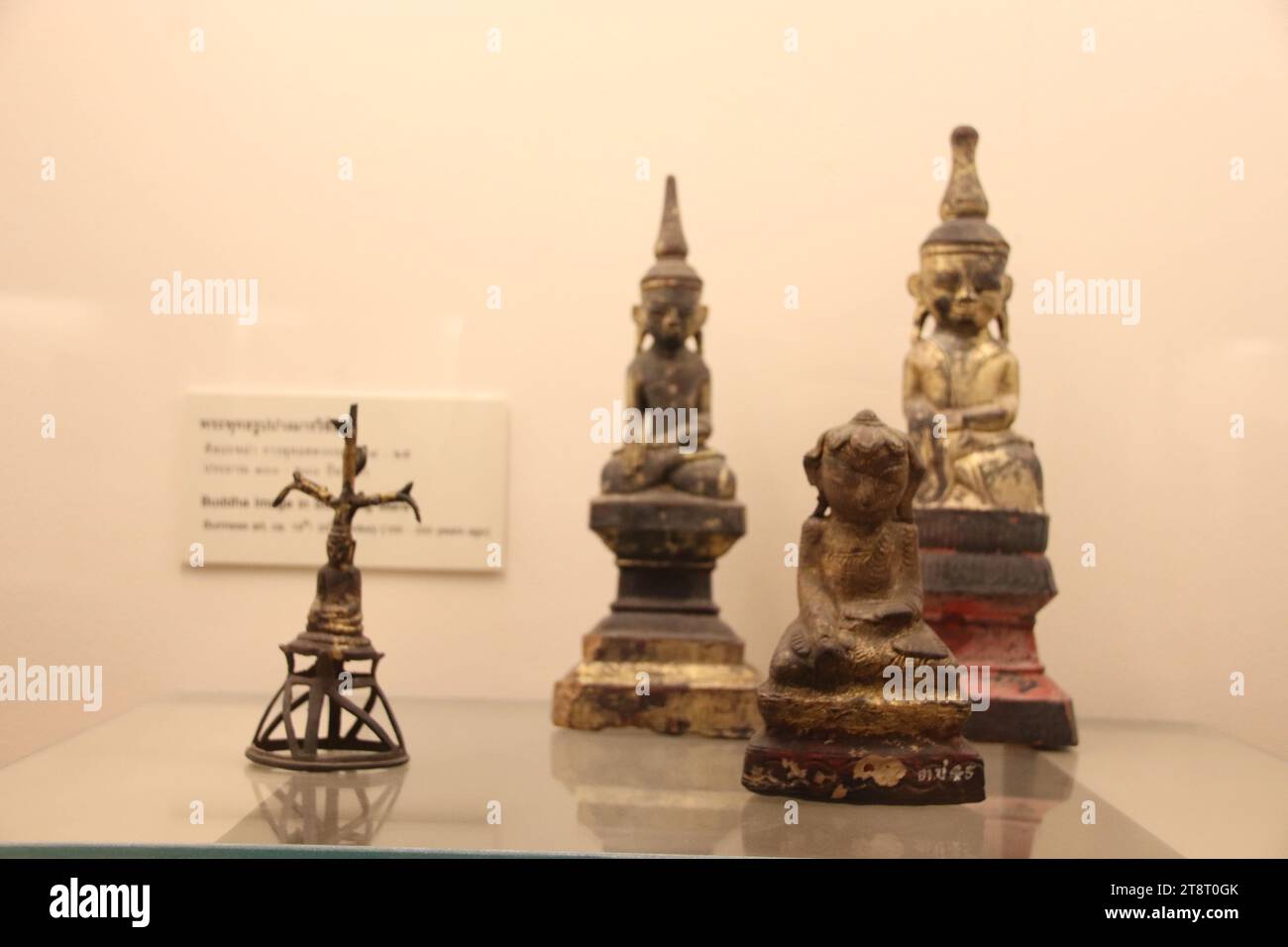 Burmesische Kunst, Nationalmuseum von Thailand, Bangkok Stockfoto