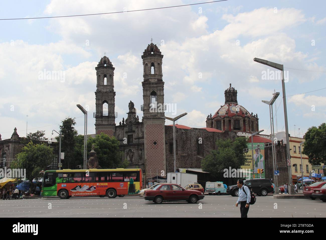 Römisch-katholische Kirche San Hipolito in Mexiko-Stadt, Mexiko-Stadt Stockfoto