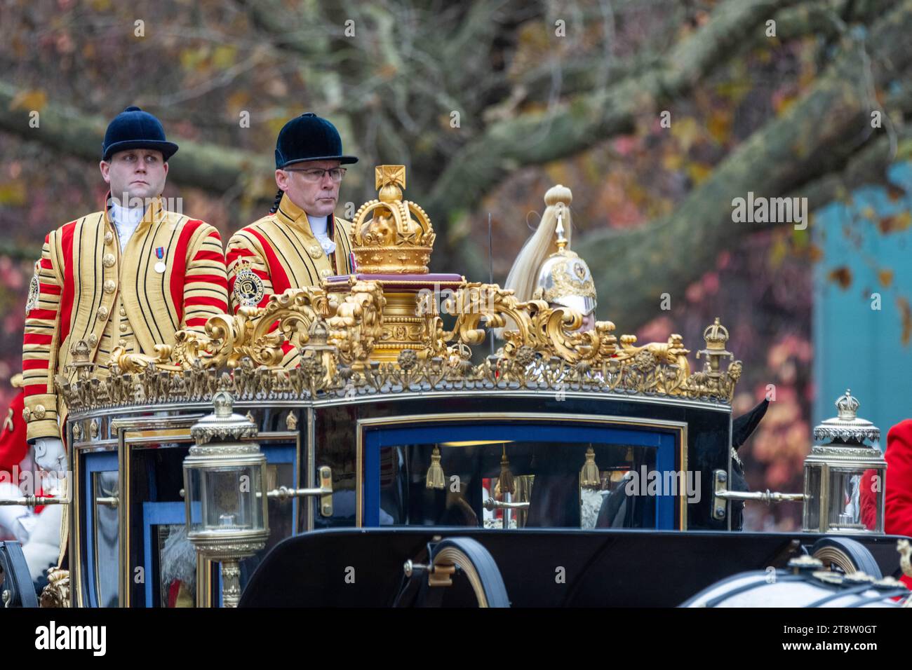 London, Großbritannien. November 2023. Staatsbesuch des südkoreanischen Präsidenten Yoon Suk Yeol in London UK Coach Credit: Ian Davidson/Alamy Live News Stockfoto London, Großbritannien. November 2023. Staatsbesuch des südkoreanischen Präsidenten Yoon Suk Yeol in London UK Coach Credit: Ian Davidson/Alamy Live News Stockfoto