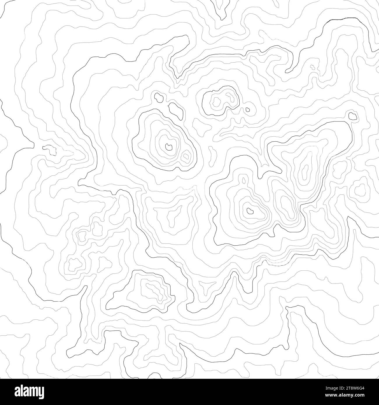Reisehintergrund. Stilisierte topografische Kartenvektorillustration. Imaginäre Gestalt der Berghöhenkarte. Stock Vektor