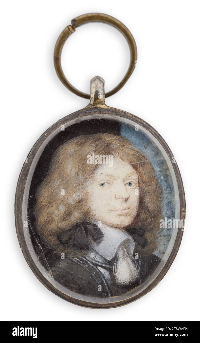 Alexander Cooper, 1605, 1660, Graf Gustaf Adam Banér, 1650, 1,8 x 1,5 cm Stockfoto