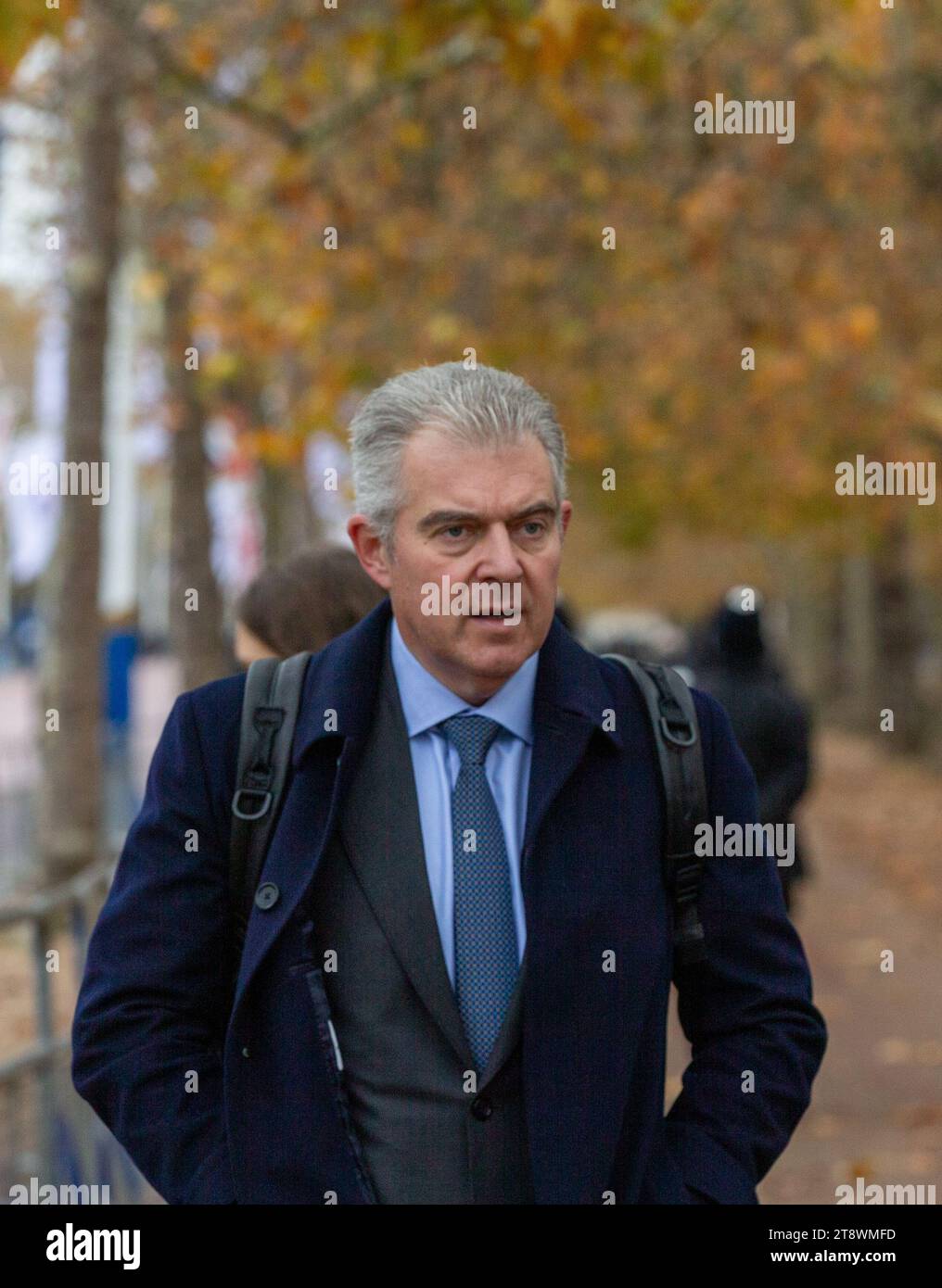 London, Großbritannien. November 2023. Brandon Lewis Walking in the Mail Credit: Richard Lincoln/Alamy Live Stockfoto