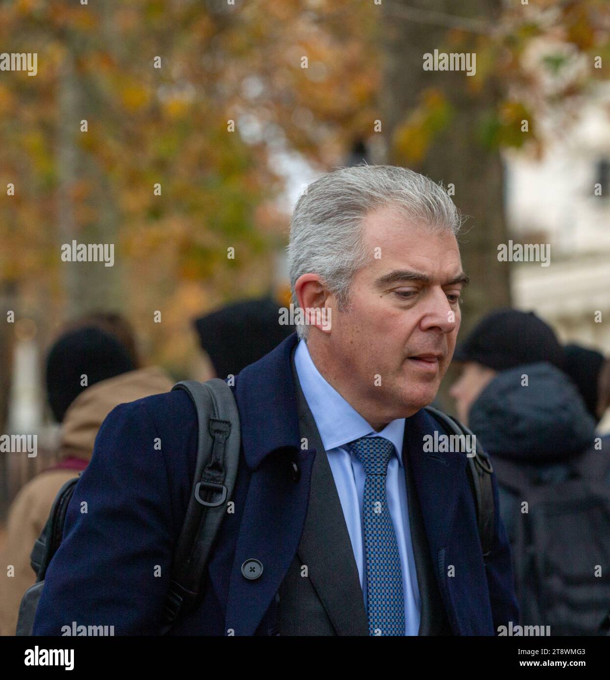 London, Großbritannien. November 2023. Brandon Lewis Walking in the Mail Credit: Richard Lincoln/Alamy Live Stockfoto