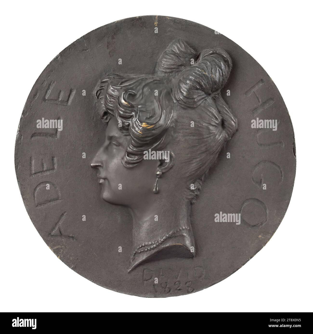 Porträt von Adèle Hugo (18301915), Ehefrau von Victor Hugo, David d