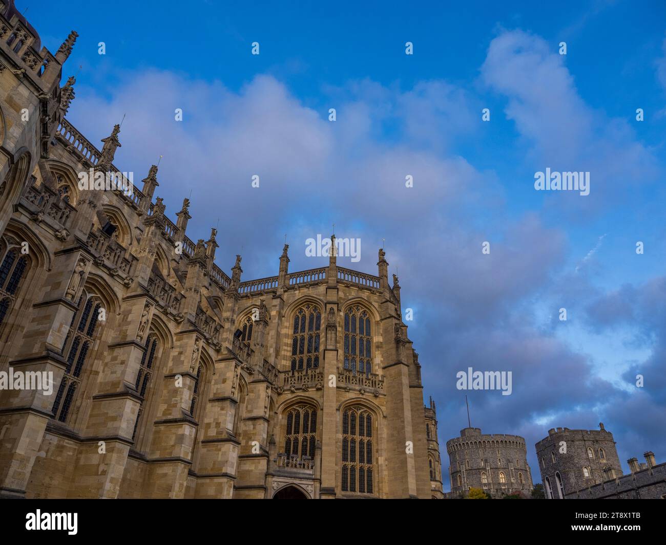Gothic, St. Georges Chapel, Windsor Castle, Windsor, England, GROSSBRITANNIEN, GB. Stockfoto