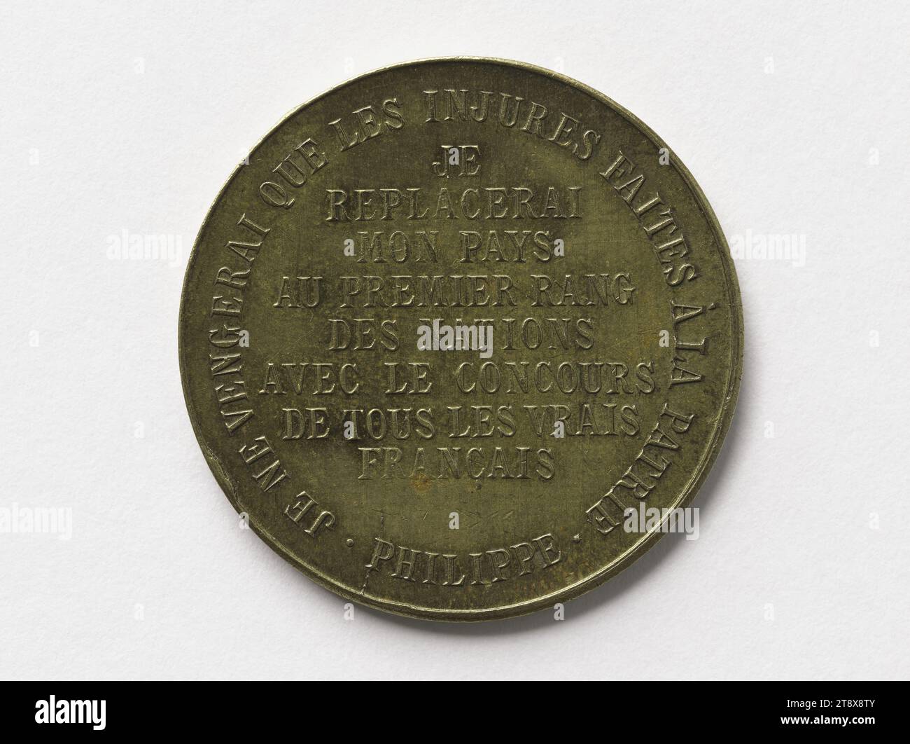 Louis Philippe Albert d'Orléans, Graf von Paris (1838–1894), Prinz Königlich von Frankreich (1842–1848), 1899, Gatteaux, Grazer in Medaillen, 1899, Numismatik, Medaille, Abmessungen - Werk: Durchmesser: 3 cm, Gewicht (Typenabmessung): 7,75 g Stockfoto