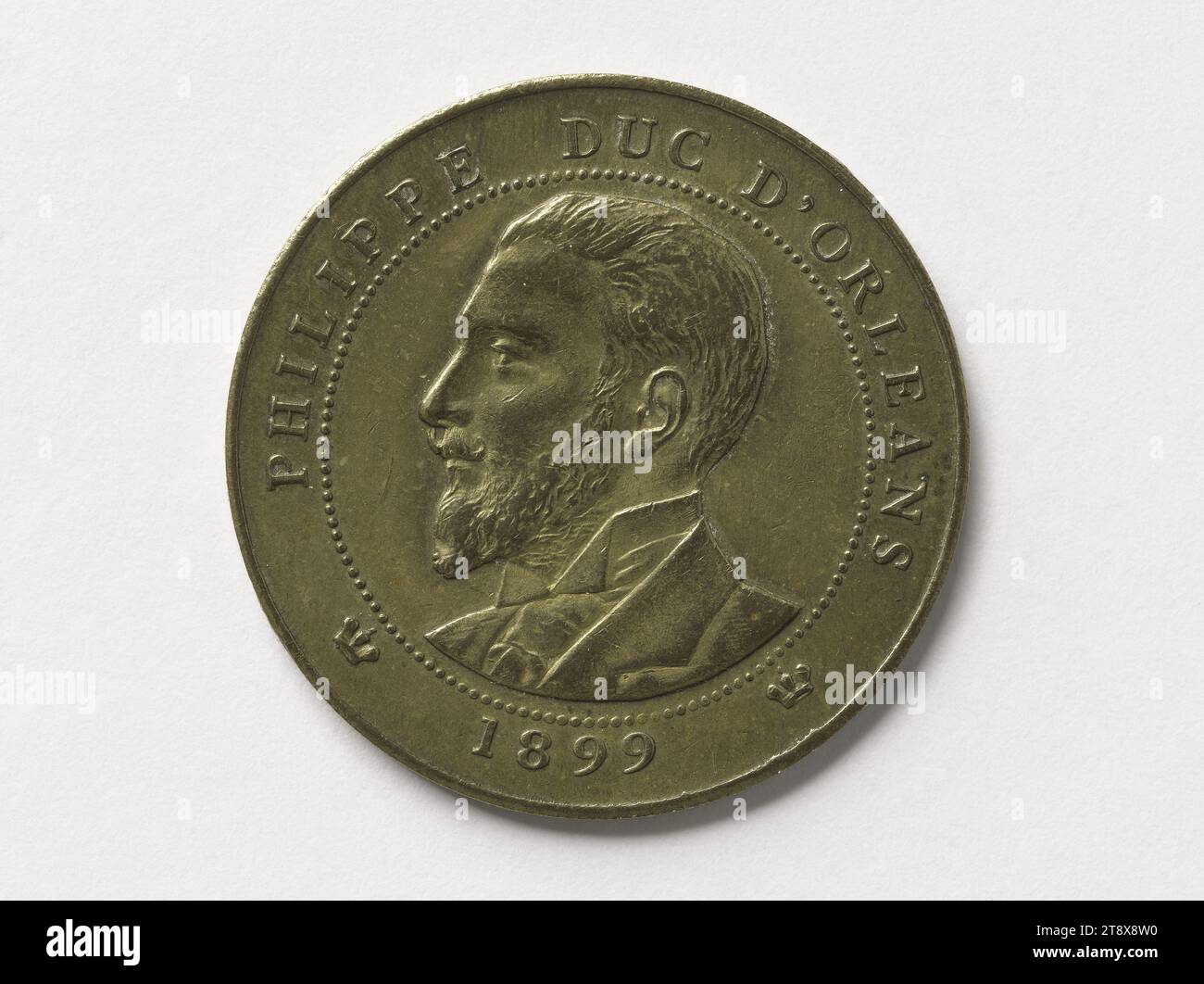 Louis Philippe Albert d'Orléans, Graf von Paris (1838–1894), Prinz Königlich von Frankreich (1842–1848), 1899, Gatteaux, Grazer in Medaillen, 1899, Numismatik, Medaille, Abmessungen - Werk: Durchmesser: 3 cm, Gewicht (Typenabmessung): 7,75 g Stockfoto